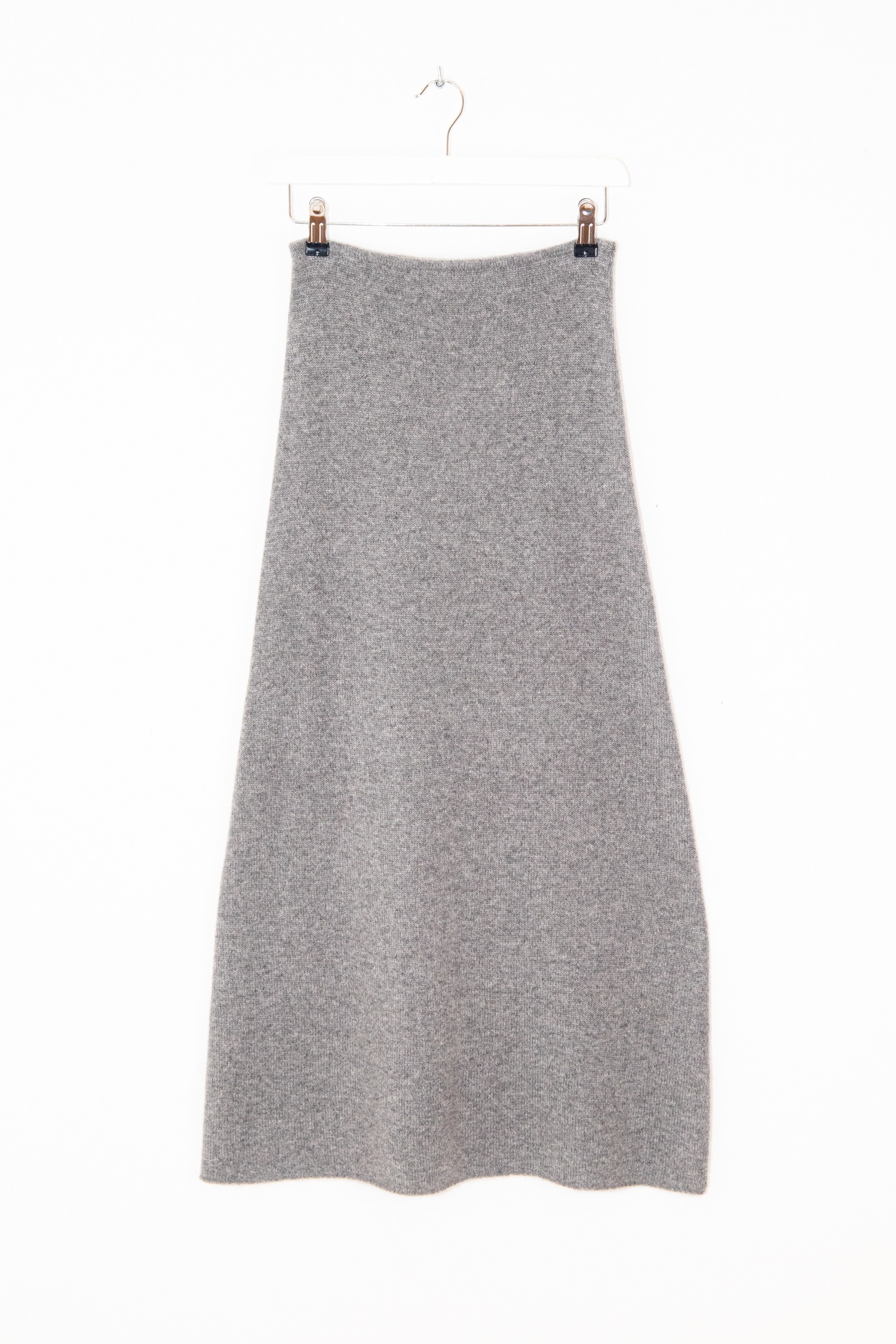 Toteme Strickrock in Grau Meliert