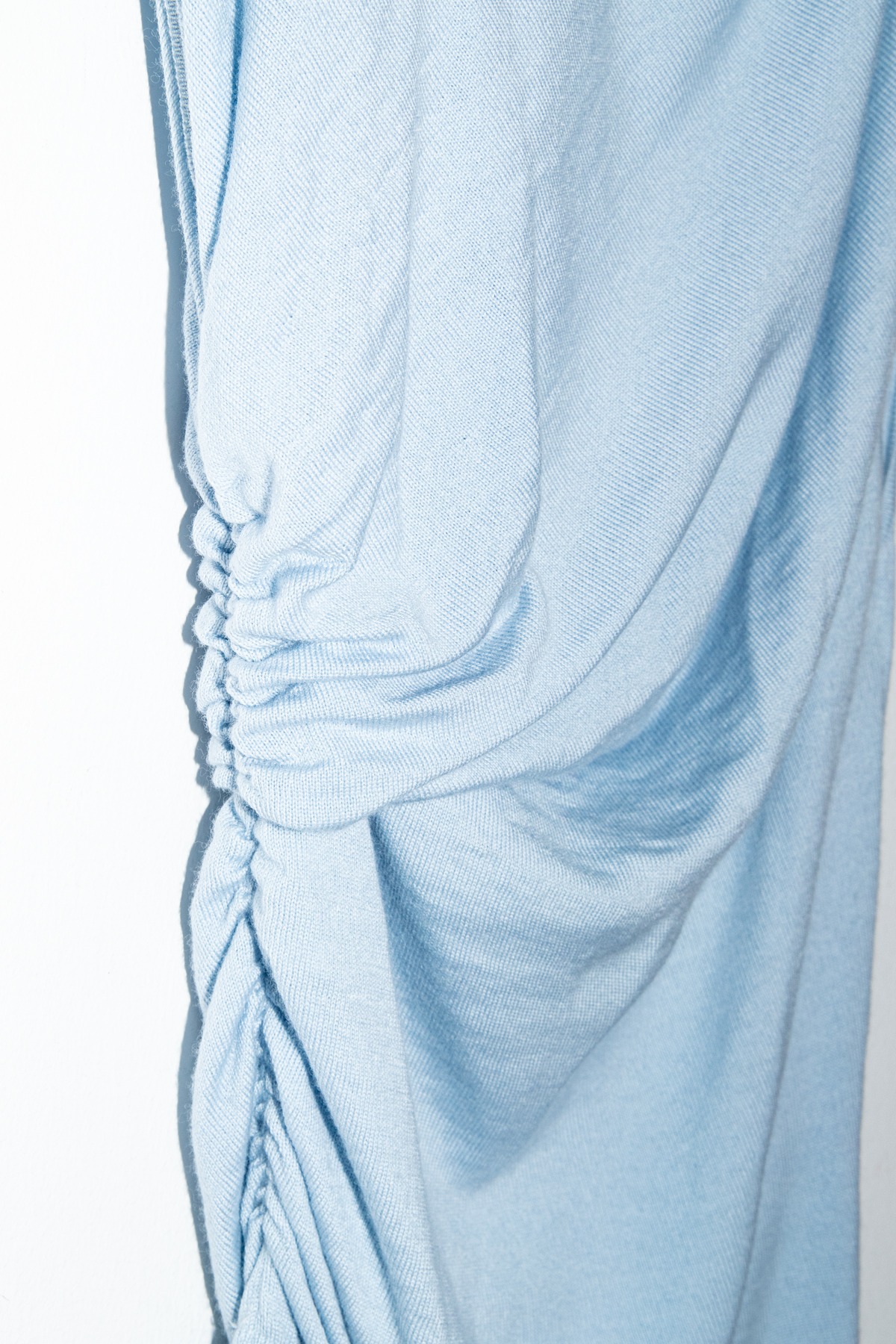 Tove "Vita" Feinstrick Top in Hellblau