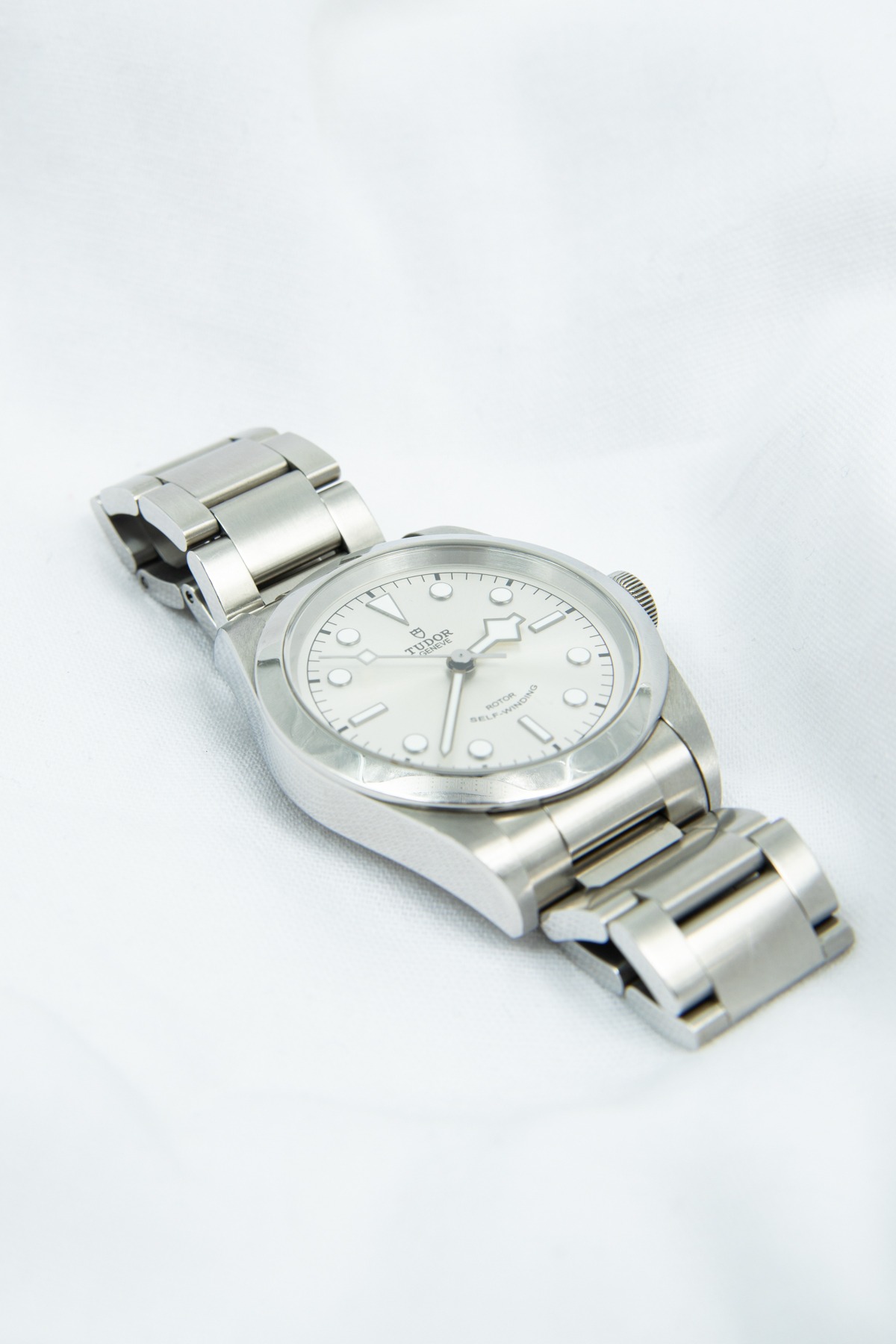 Tudor Black Bay 41 Armbanduhr in Silber