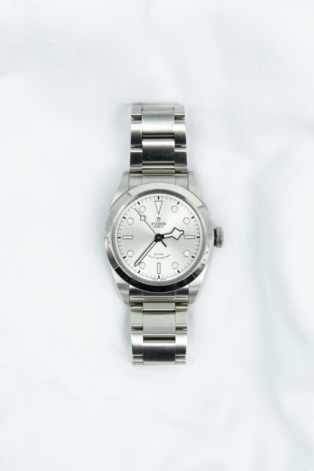 Tudor Black Bay 41 Armbanduhr in Silber