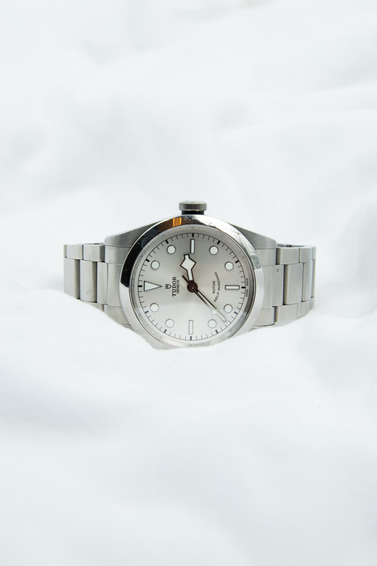 Tudor Black Bay 41 Armbanduhr in Silber