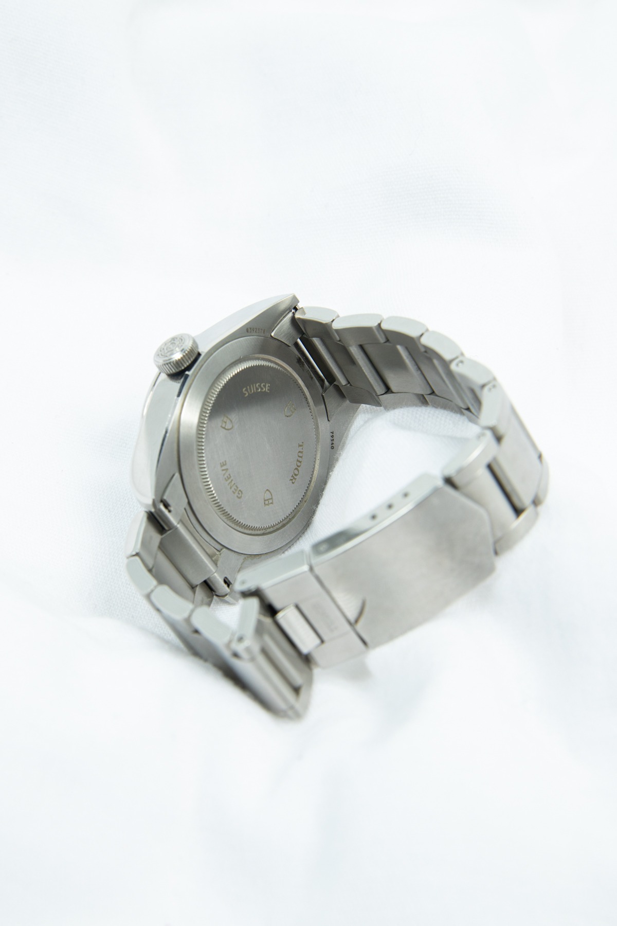 Tudor Black Bay 41 Armbanduhr in Silber und Dunkelblau