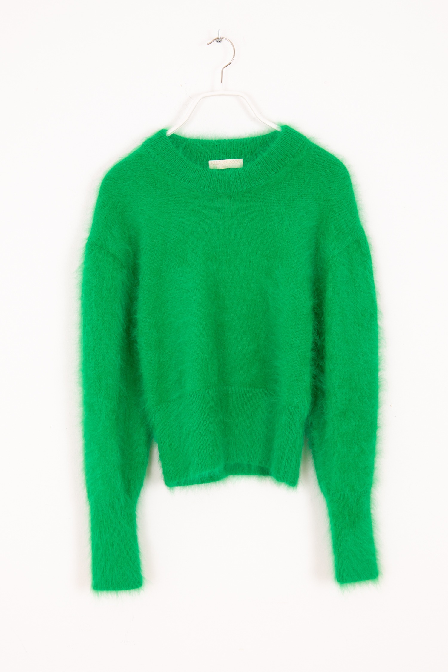 Ulla Johnson "Emira" Pullover aus Angora in Grün