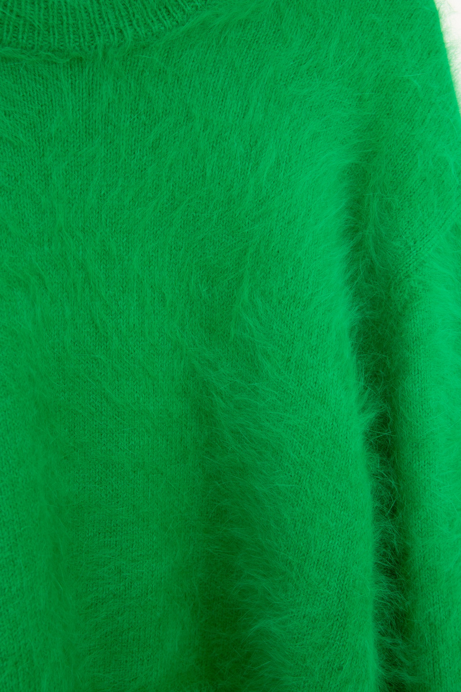 Ulla Johnson "Emira" Pullover aus Angora in Grün