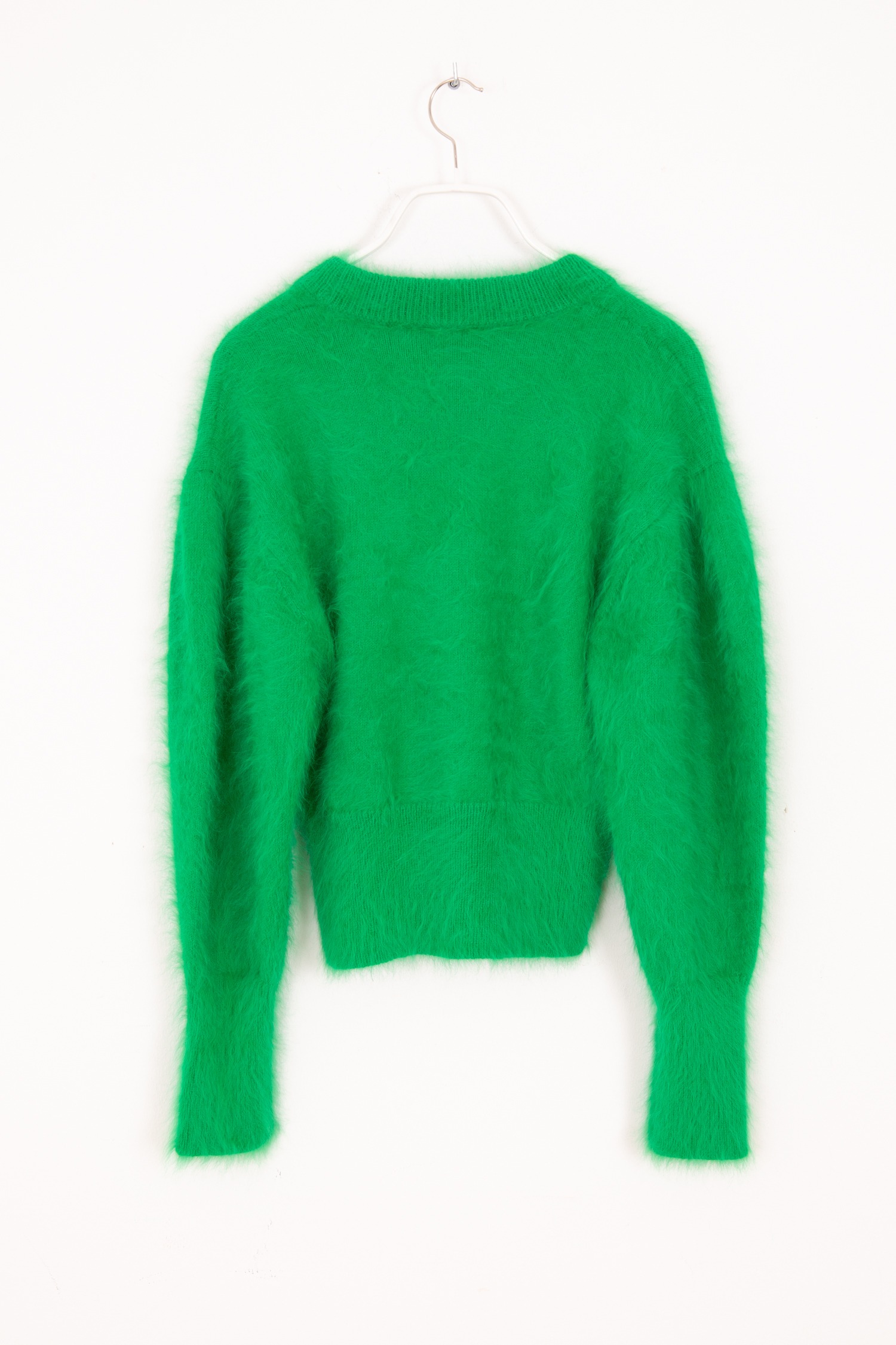 Ulla Johnson "Emira" Pullover aus Angora in Grün