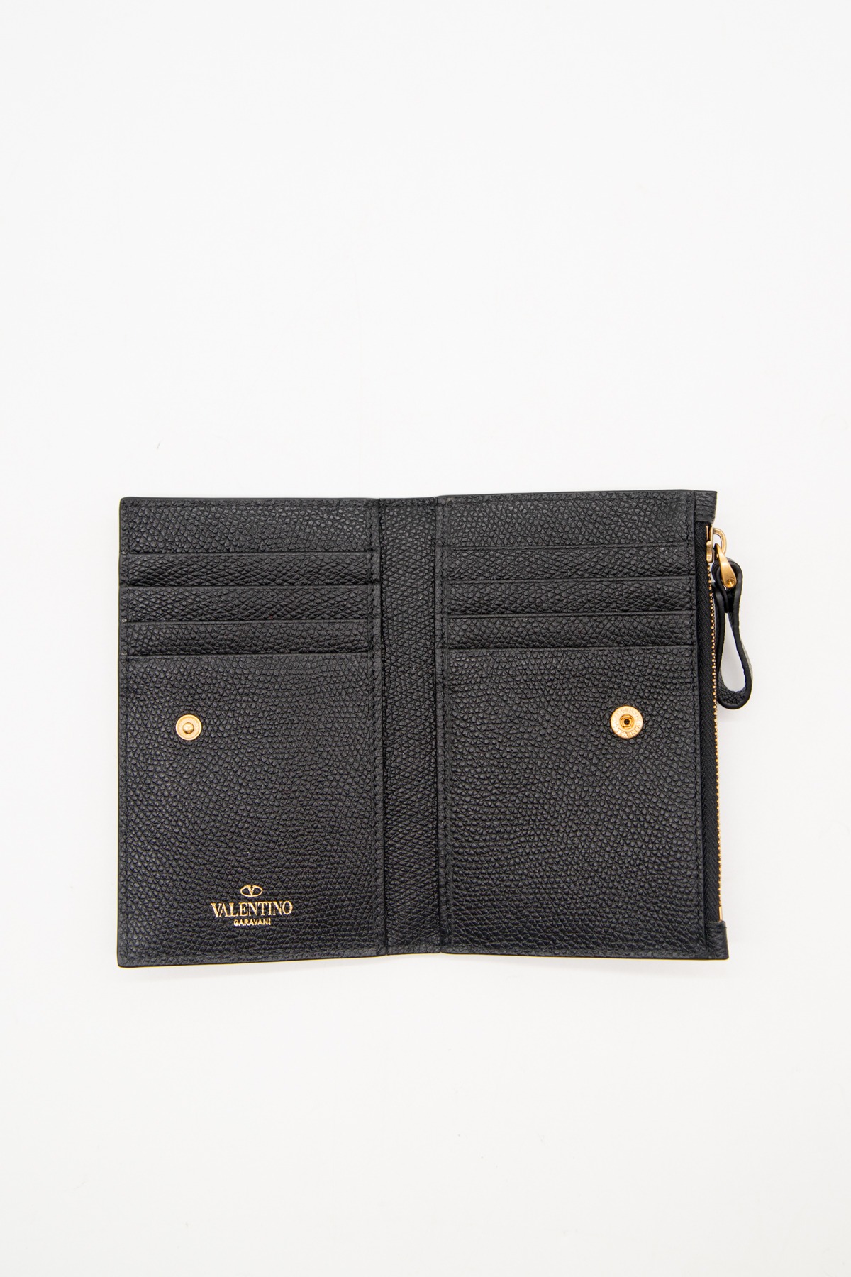 Valentino Portemonnaie in Schwarz und Gold