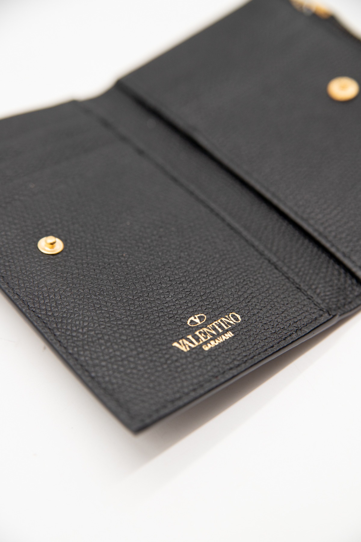 Valentino Portemonnaie in Schwarz und Gold