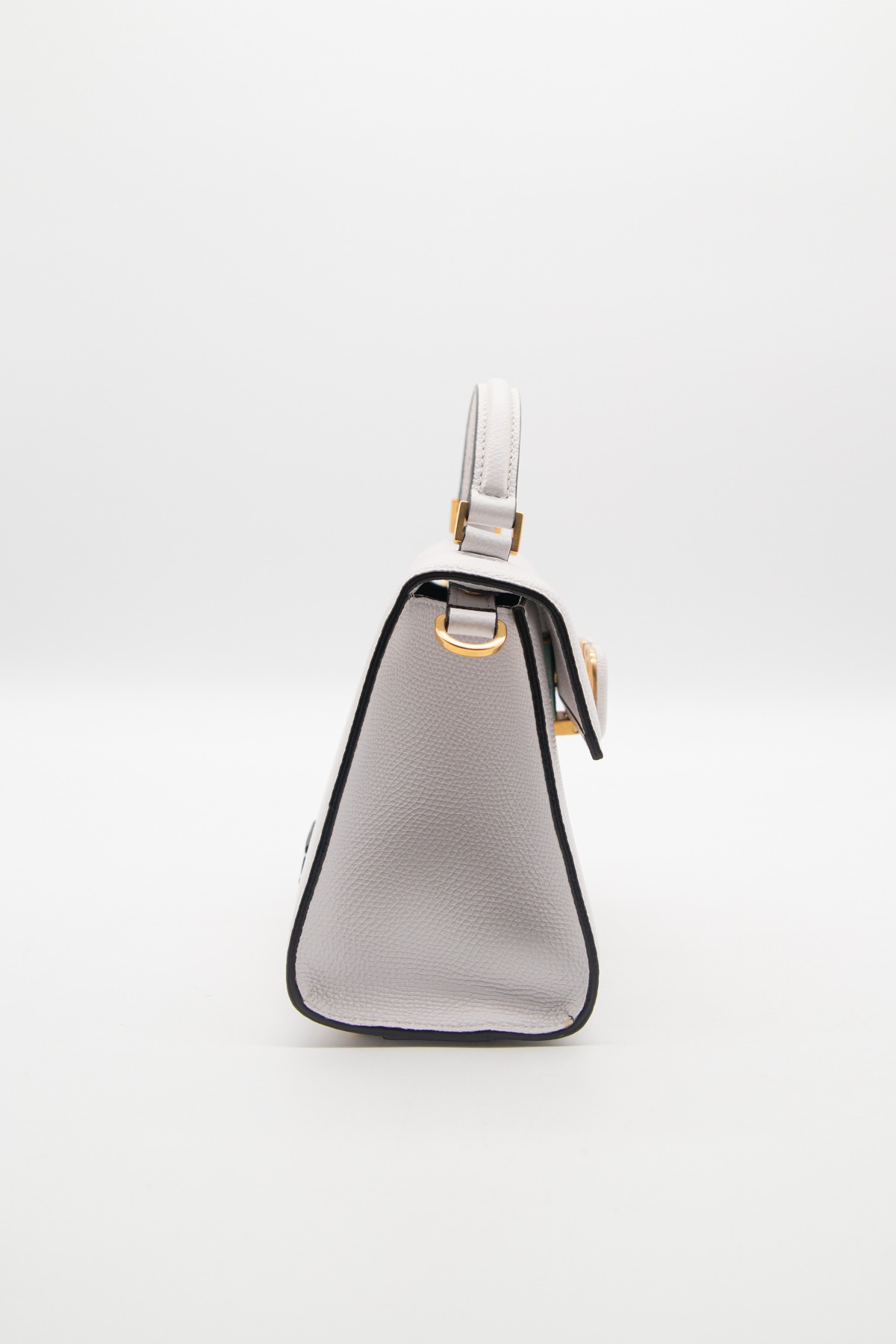 Valentino "VSLING" Mini Handtasche in Weiß und Gold