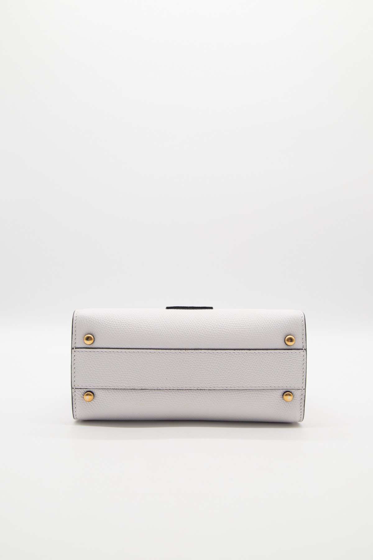 Valentino "VSLING" Mini Handtasche in Weiß und Gold
