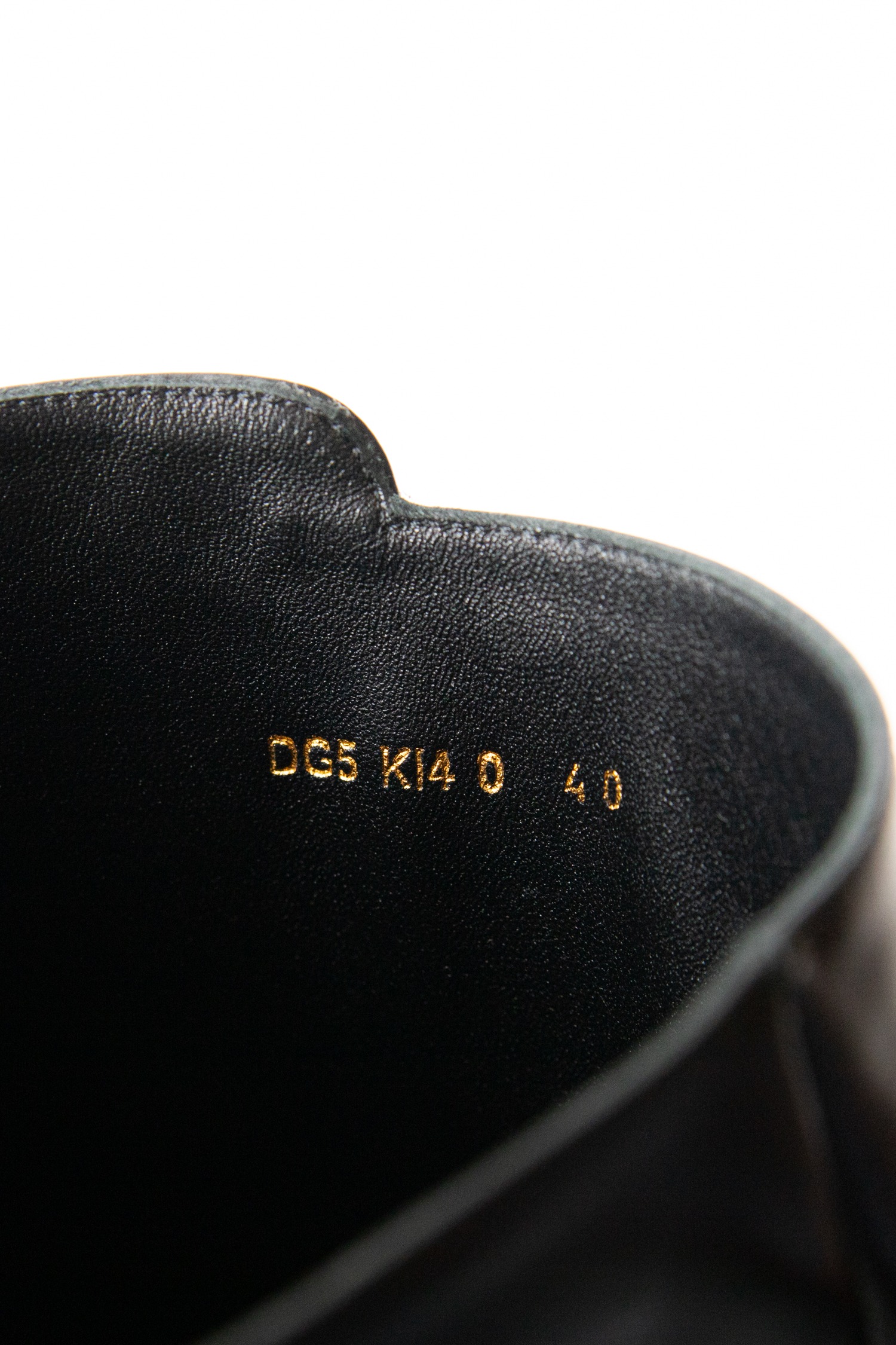 Valentino Stiefel aus Leder in Schwarz