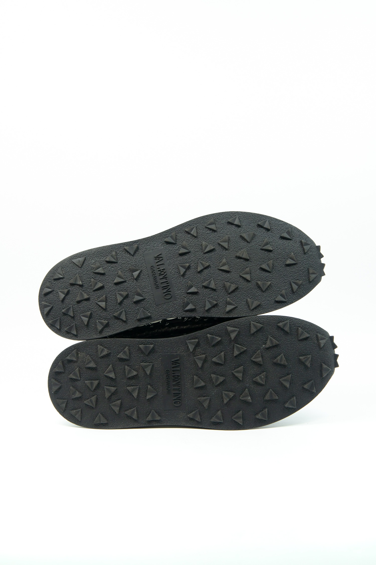 Valentino "Outdoor Crochet" Sneaker in Schwarz und Grau