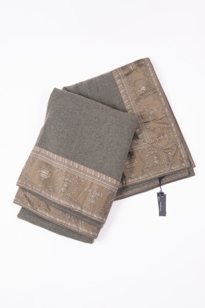 Versace Home Decke mit Barockem Muster in Dunkelgrün
