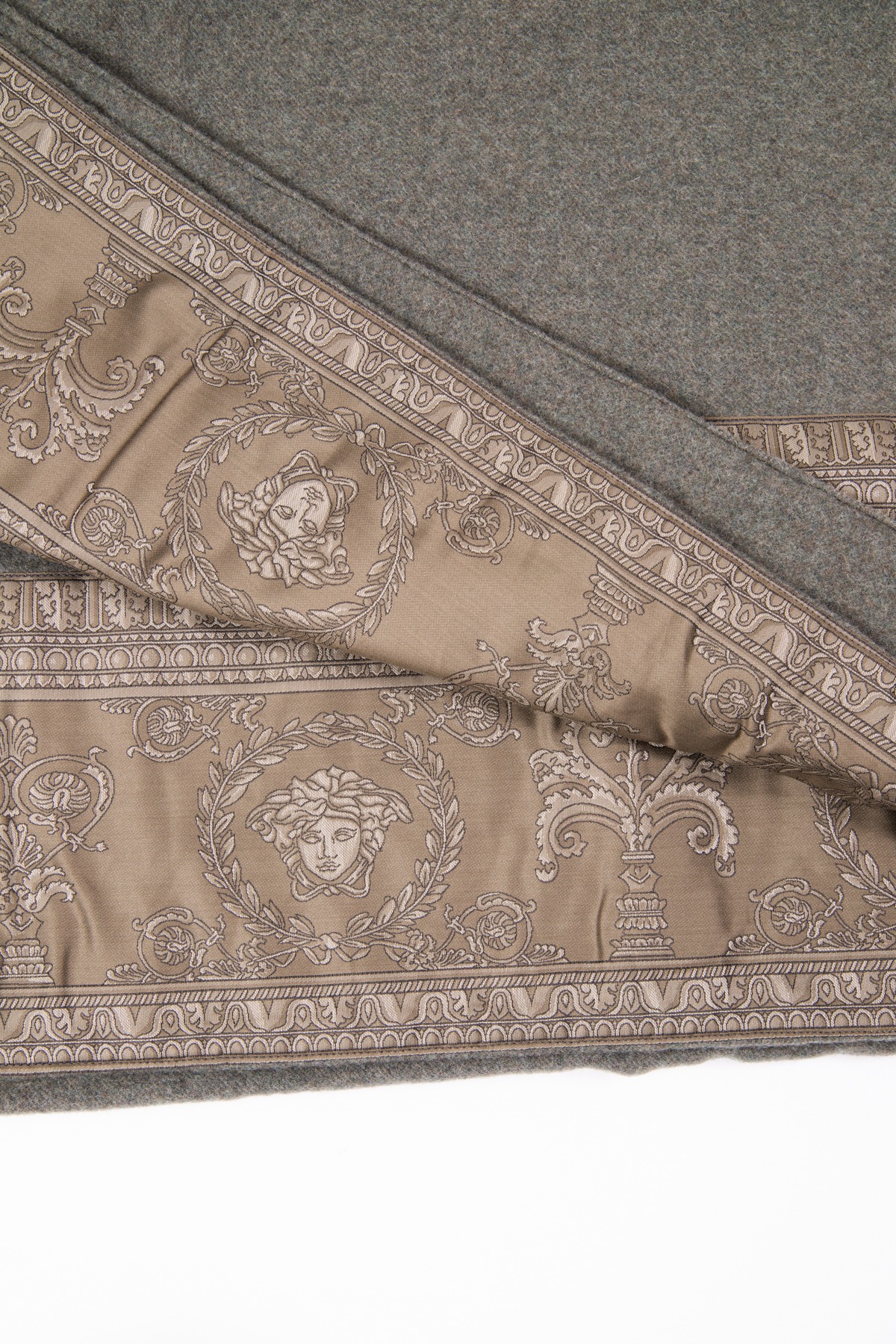 Versace Home Decke mit Barockem Muster in Dunkelgrün