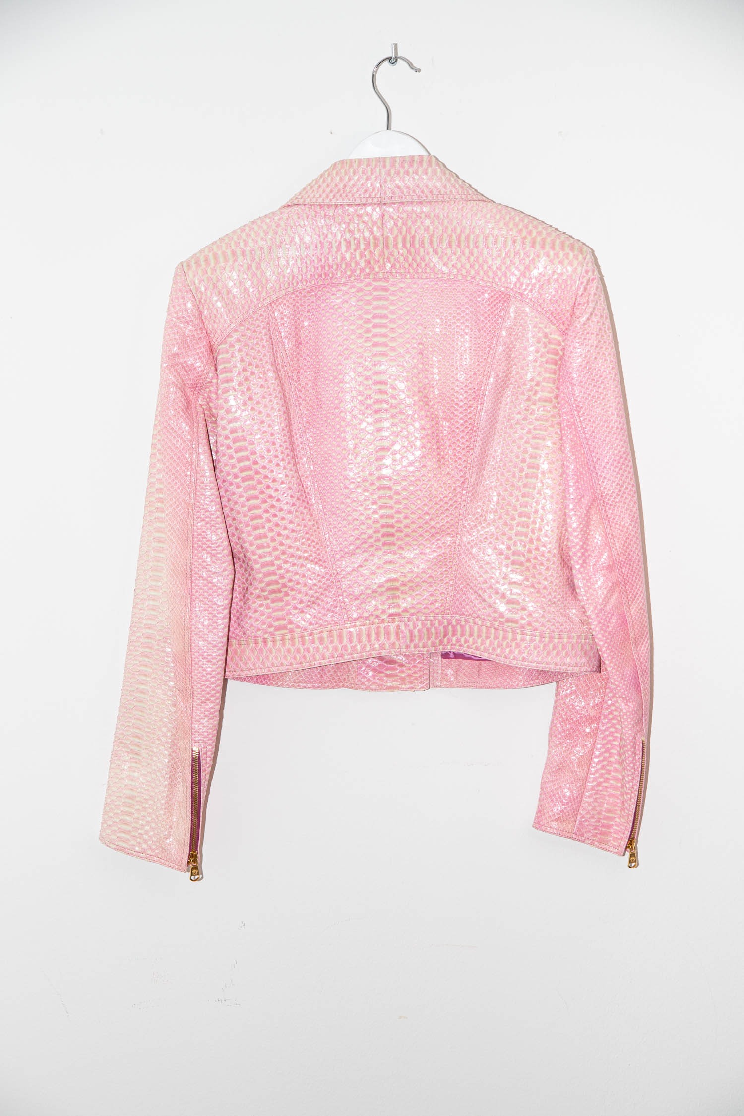 Versace Vintage Jacke mit Reverskragen in Pink