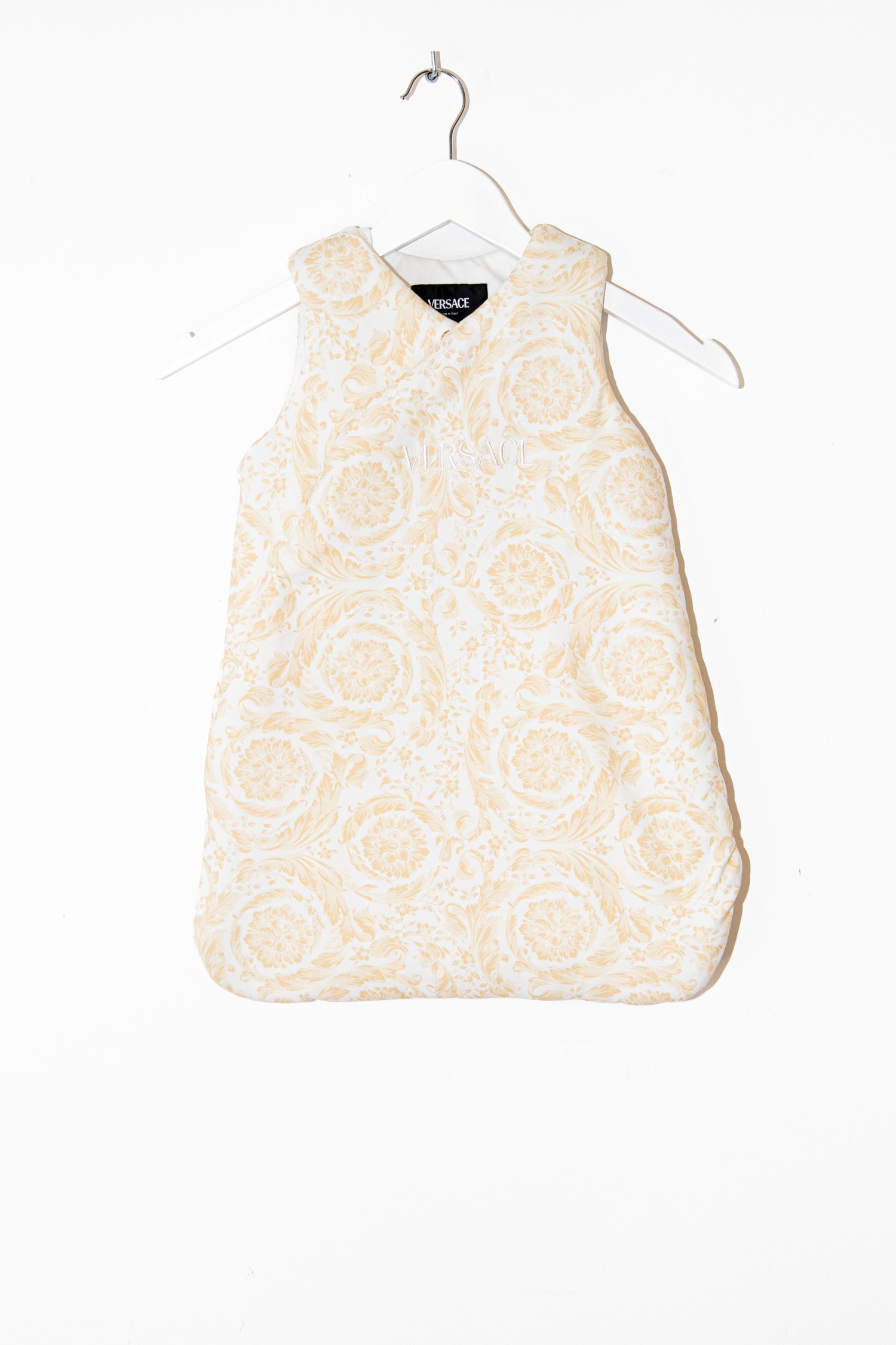 Versace Schlafsack mit Einteiler für Baby mit Barocco-Print