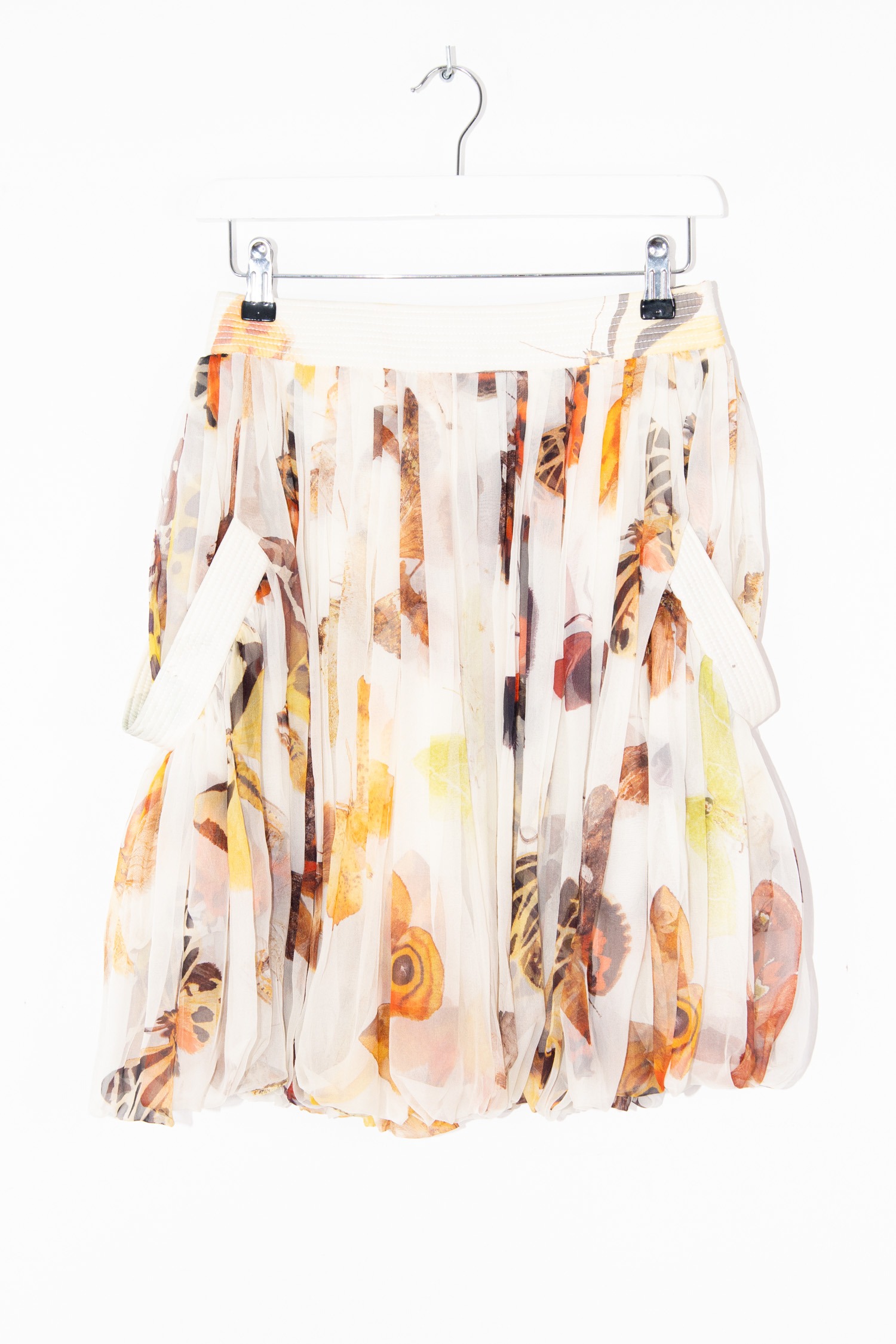 Vintage Alexander McQueen Minirock mit Schmetterling-Muster