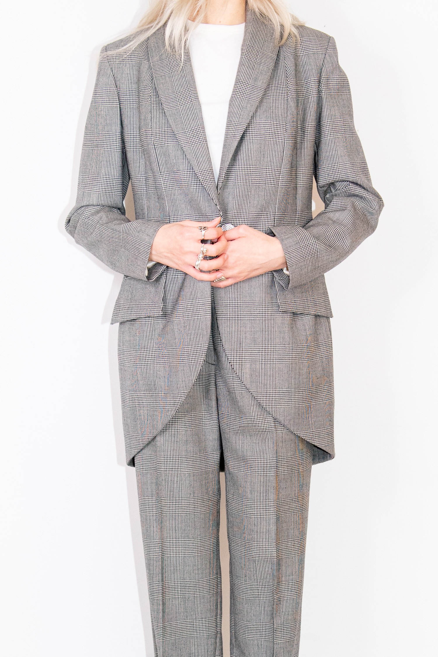 Vintage Christian Dior Boutique Hosenanzug mit Karomuster