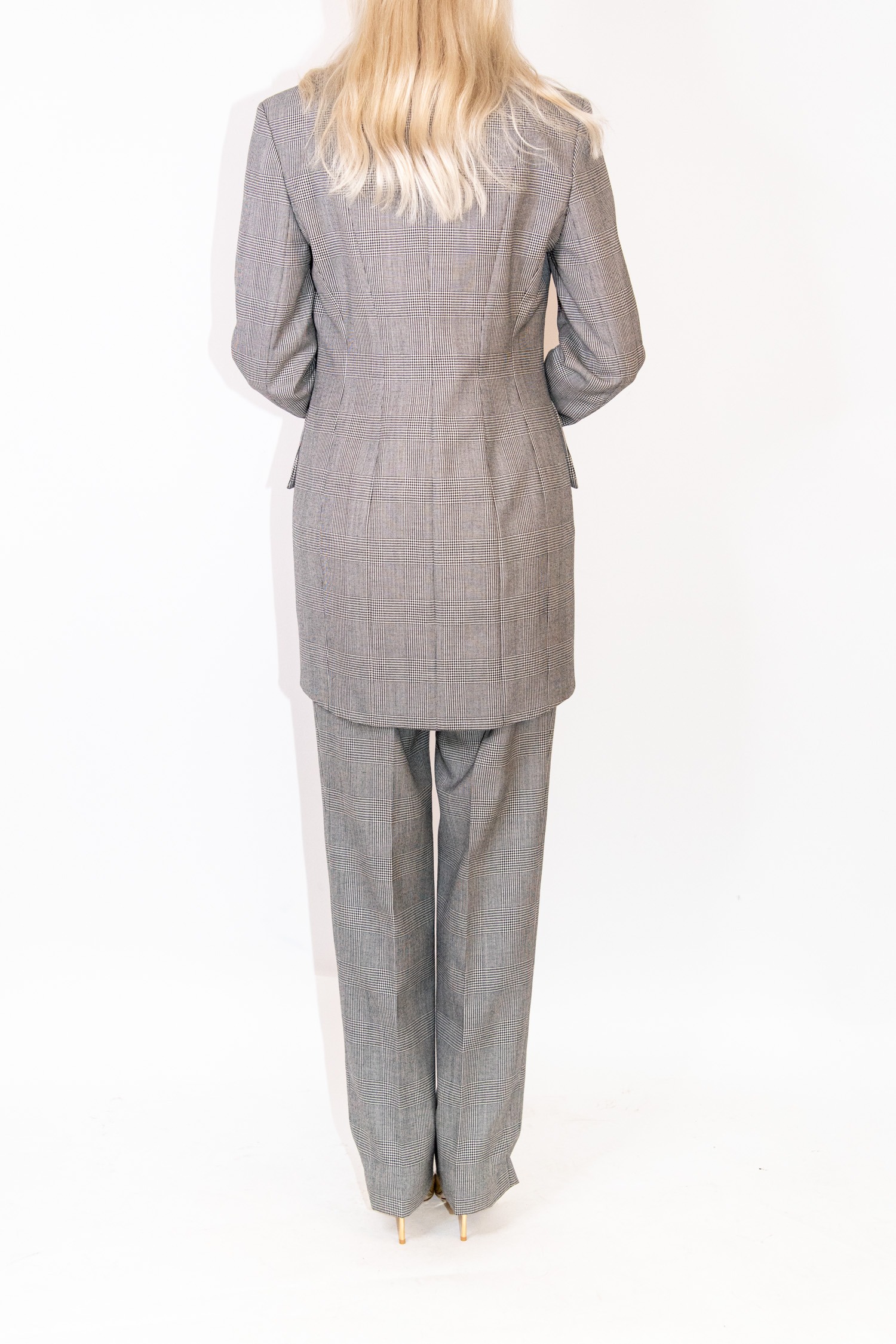 Vintage Christian Dior Boutique Hosenanzug mit Karomuster