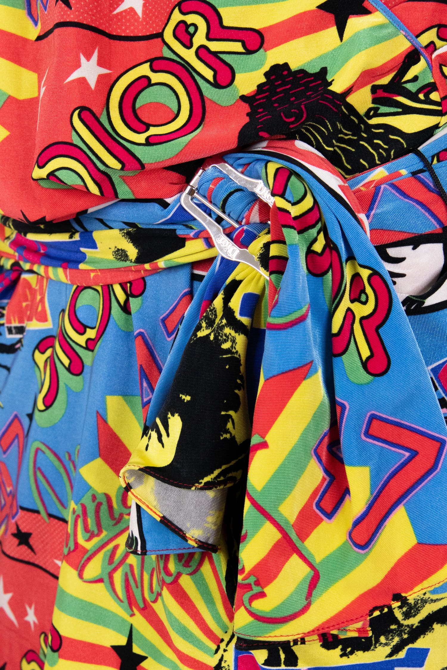 Dior Vintage Oberteil mit Pop-Art-Print in Bunt