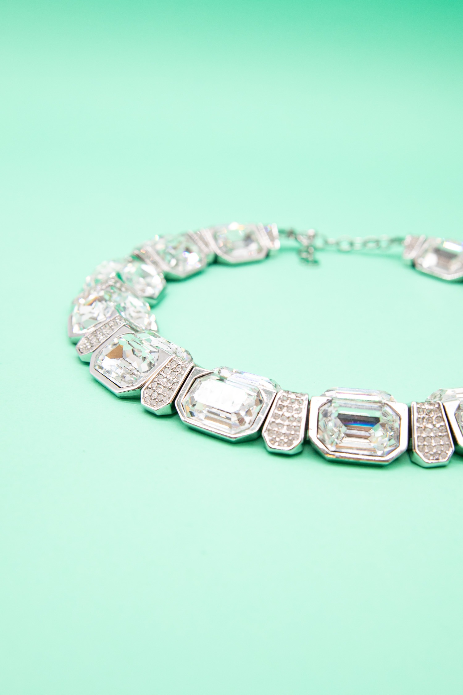 Dior Vintage Schmuck-Set in Silber