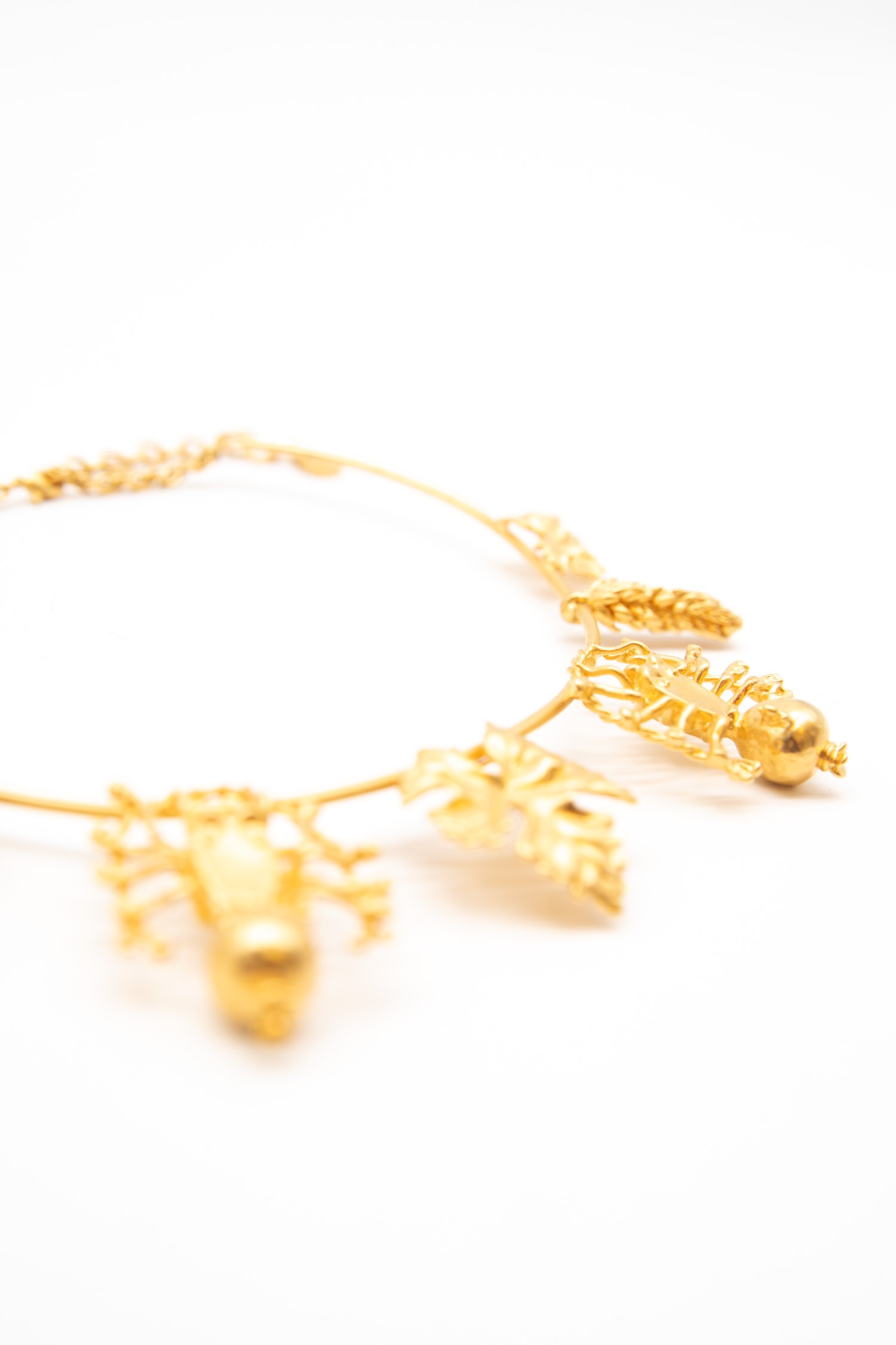 Dior Vintage "Mille Fleur" Choker in Gold