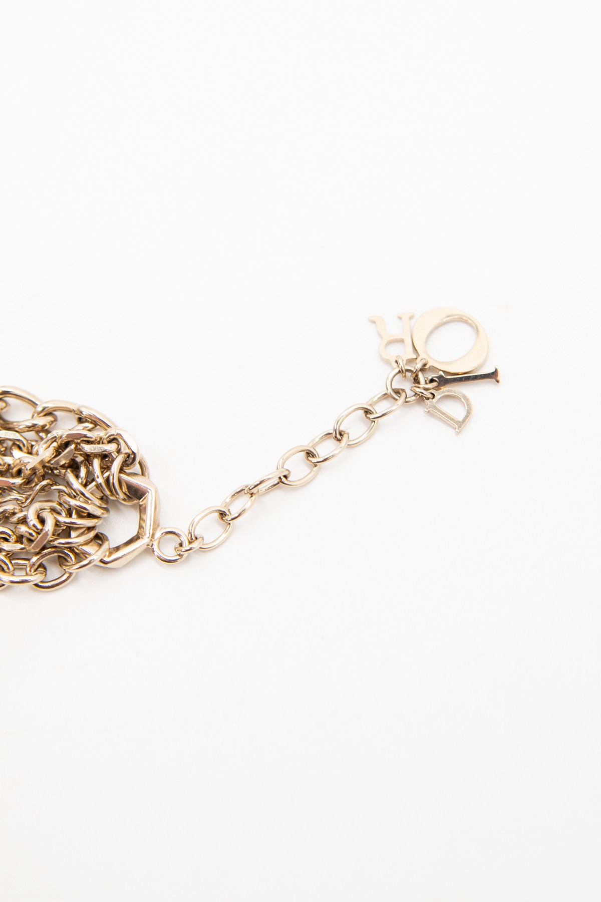 Dior Vintage Armband mit Anhängern in Gold und Schwarz