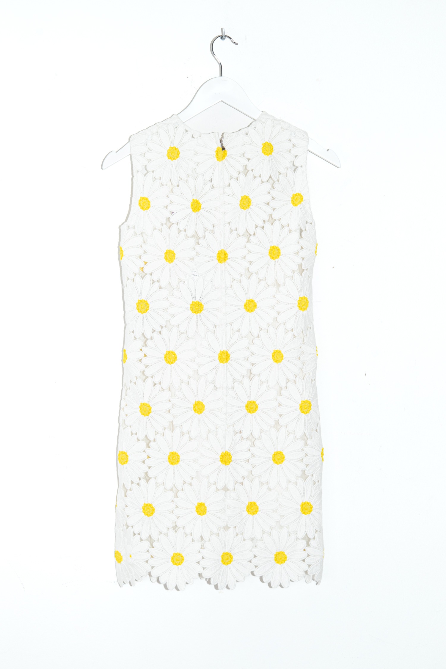 Dolce & Gabbana Vintage Minikleid in Weiß und Gelb