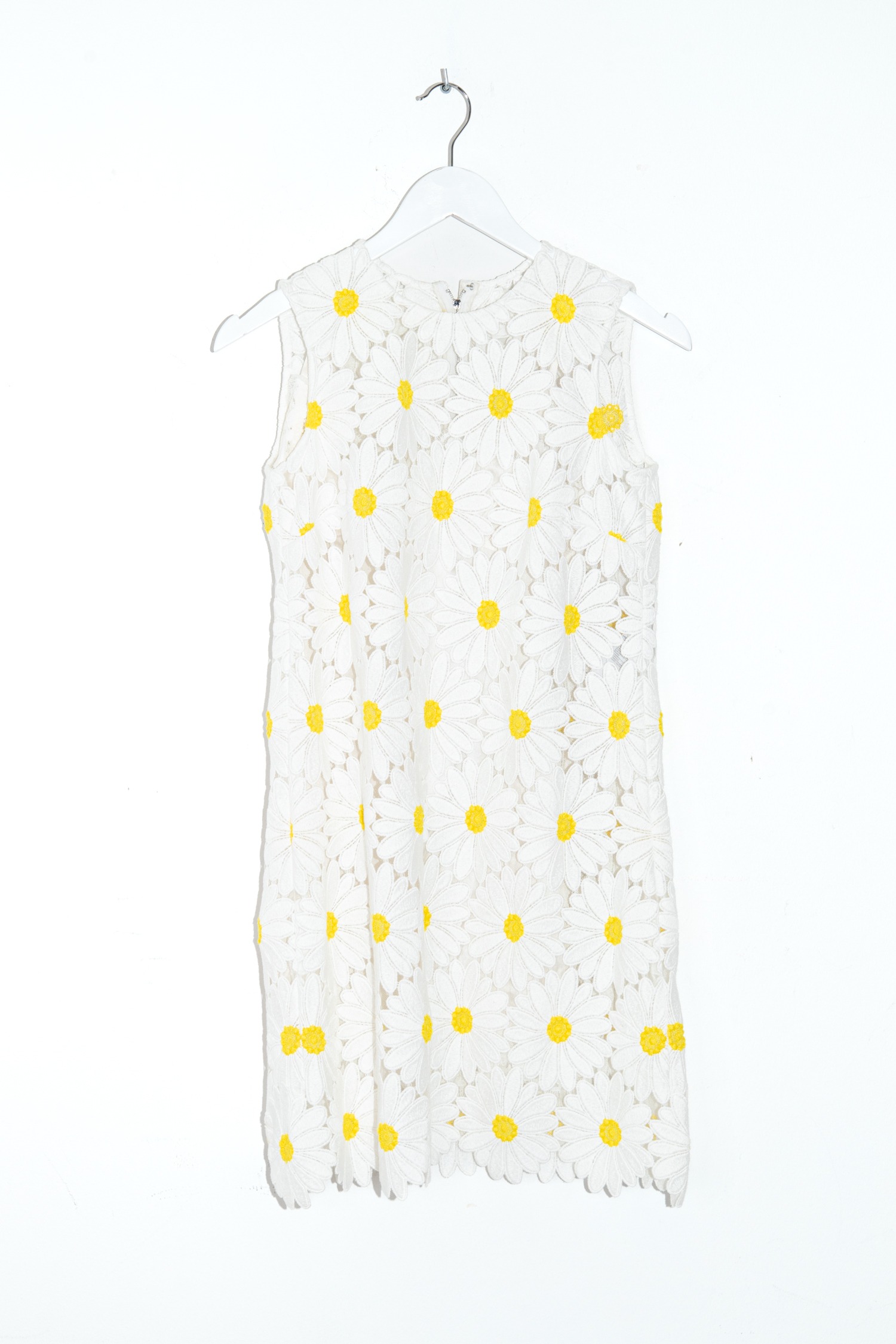 Dolce & Gabbana Vintage Minikleid in Weiß und Gelb