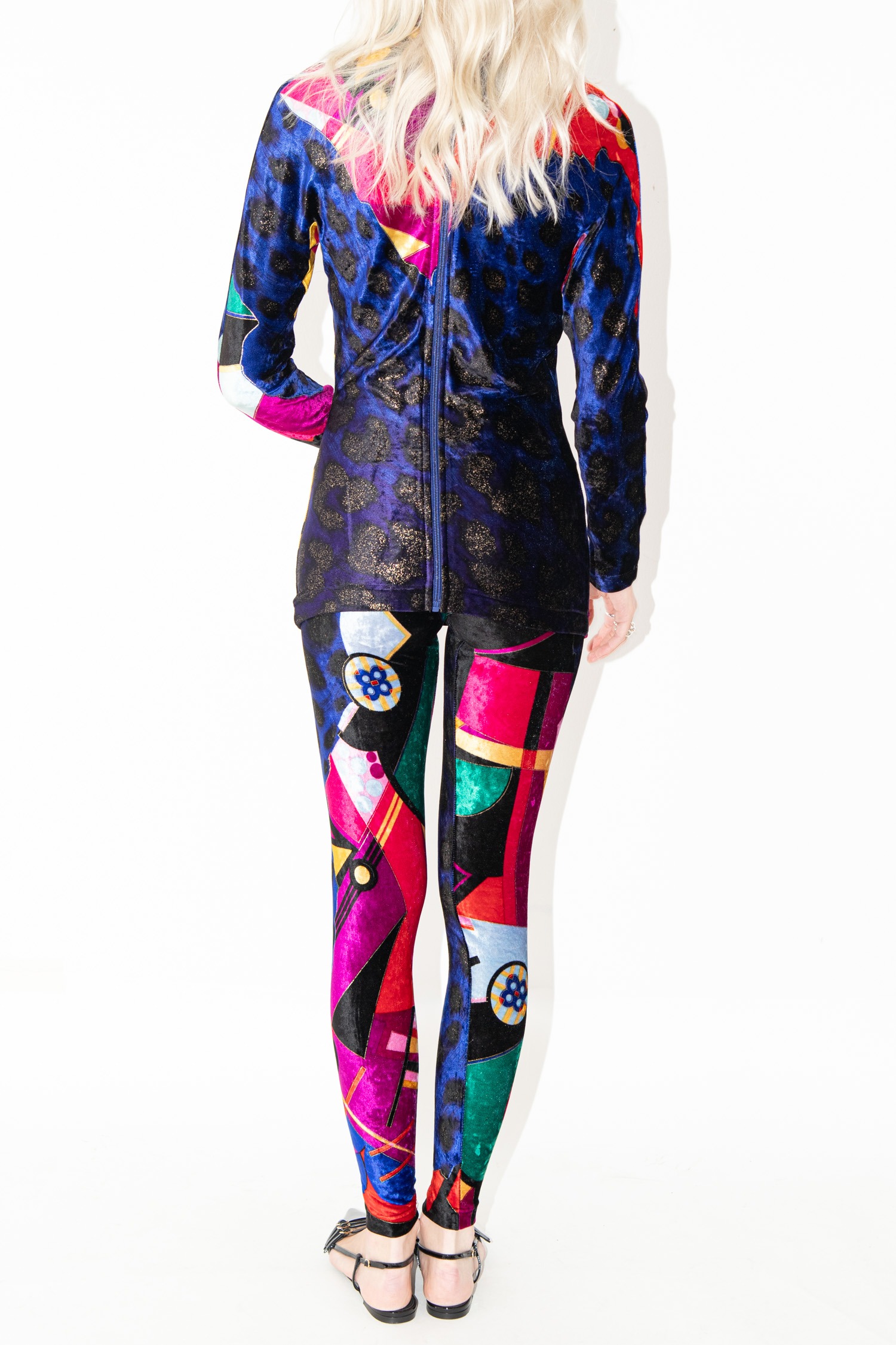 Vintage Gianni Versace Set mit abstraktem Muster