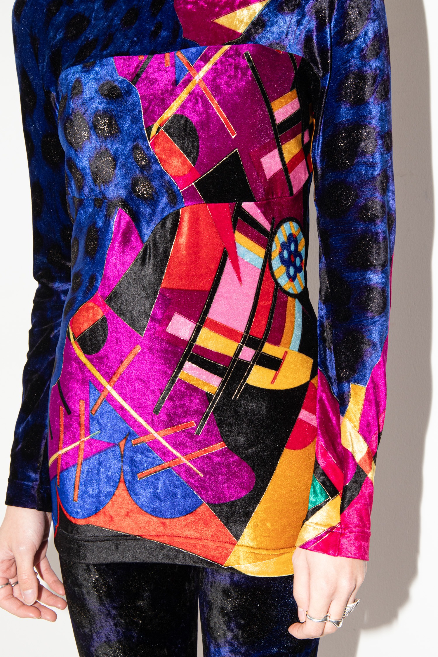 Vintage Gianni Versace Set mit abstraktem Muster