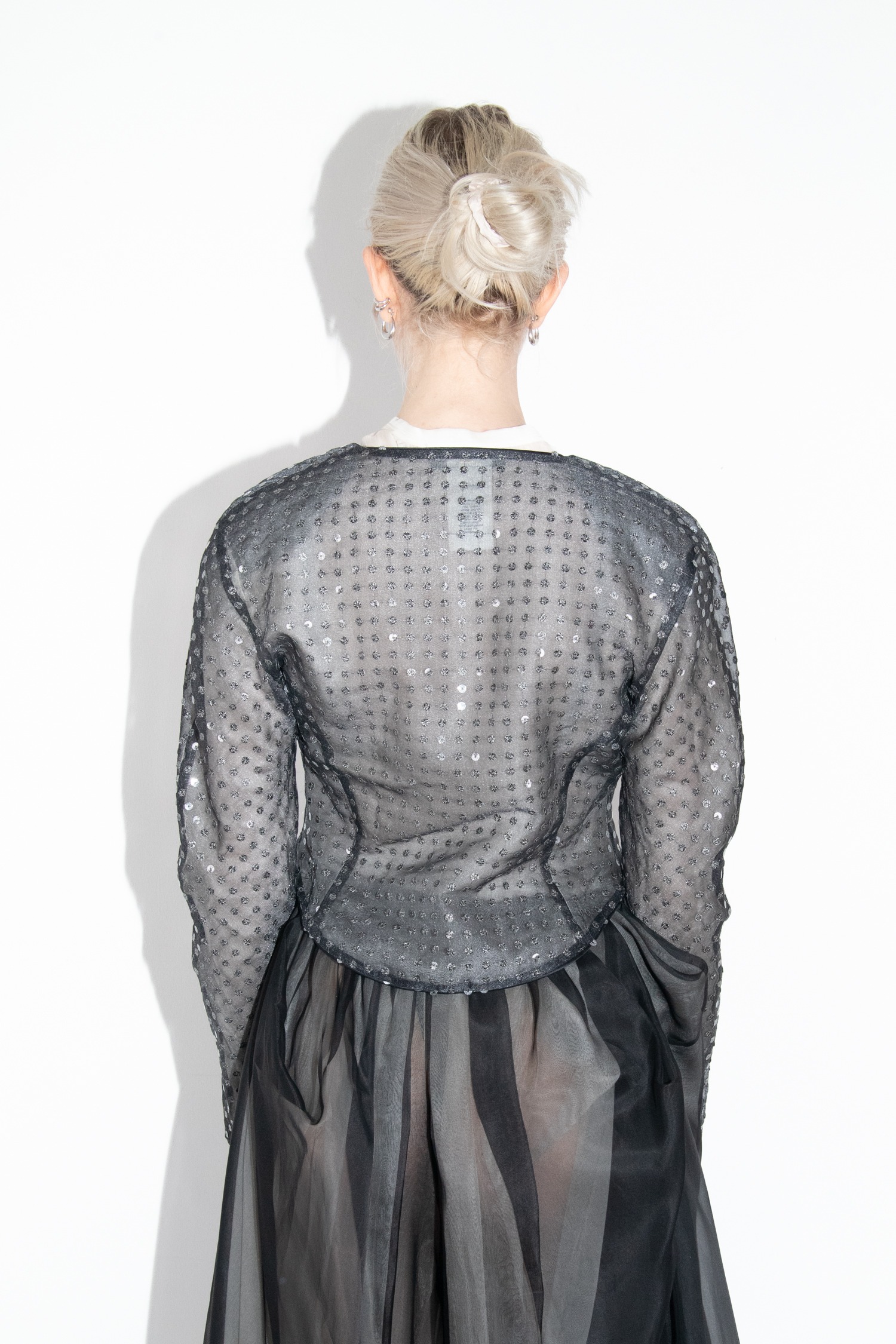 Giorgio Armani Vintage extravagantes Set aus Bluse, Blazer und Maxi-Hose