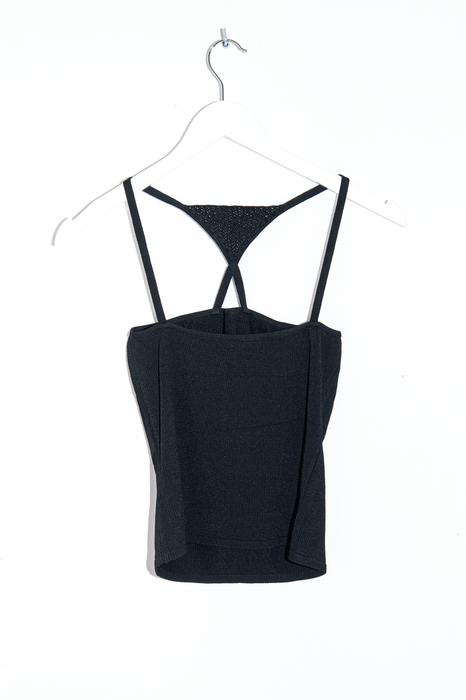 Gucci Vintage Top aus Rippstrick in Schwarz