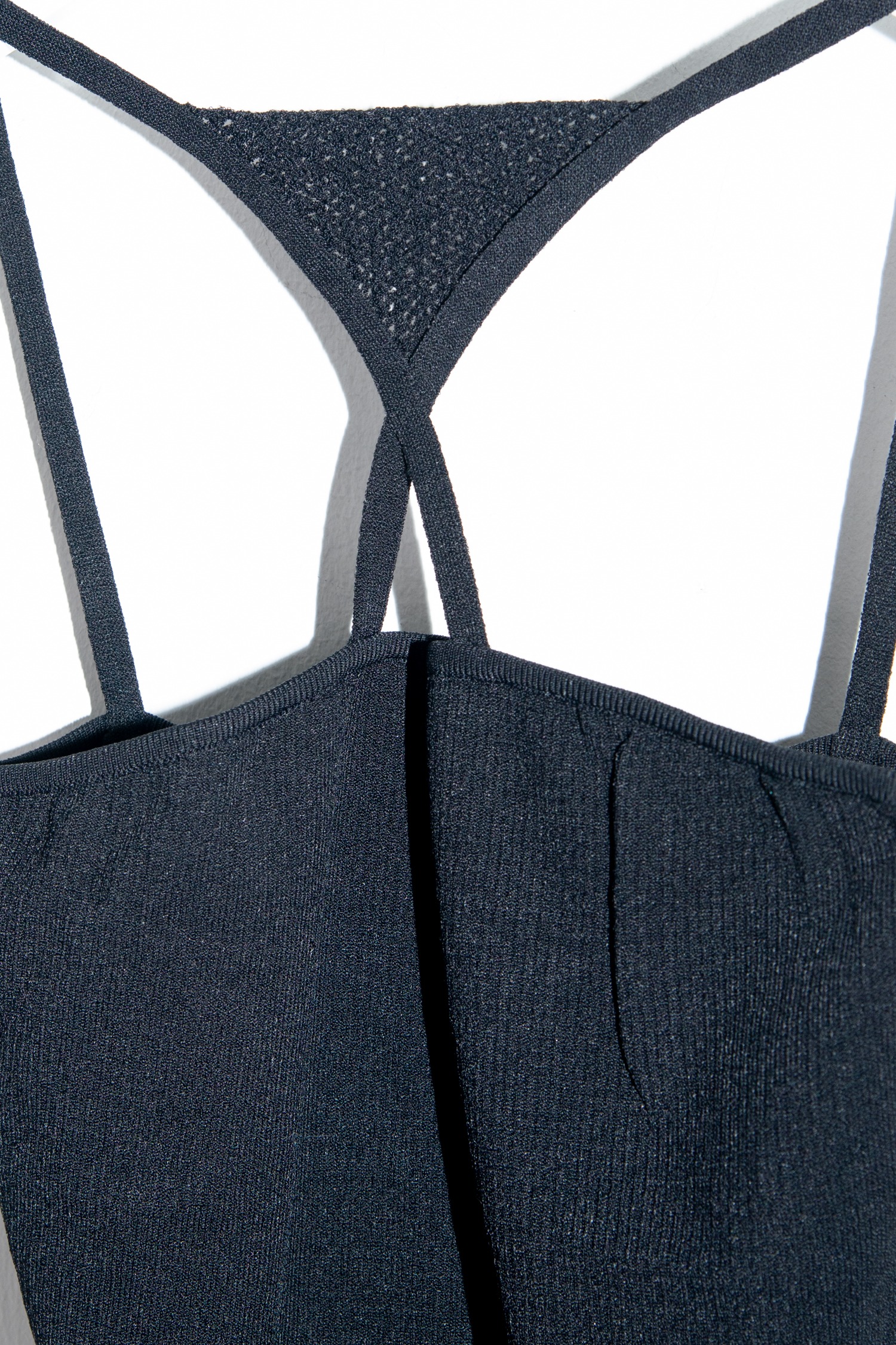 Gucci Vintage Top aus Rippstrick in Schwarz
