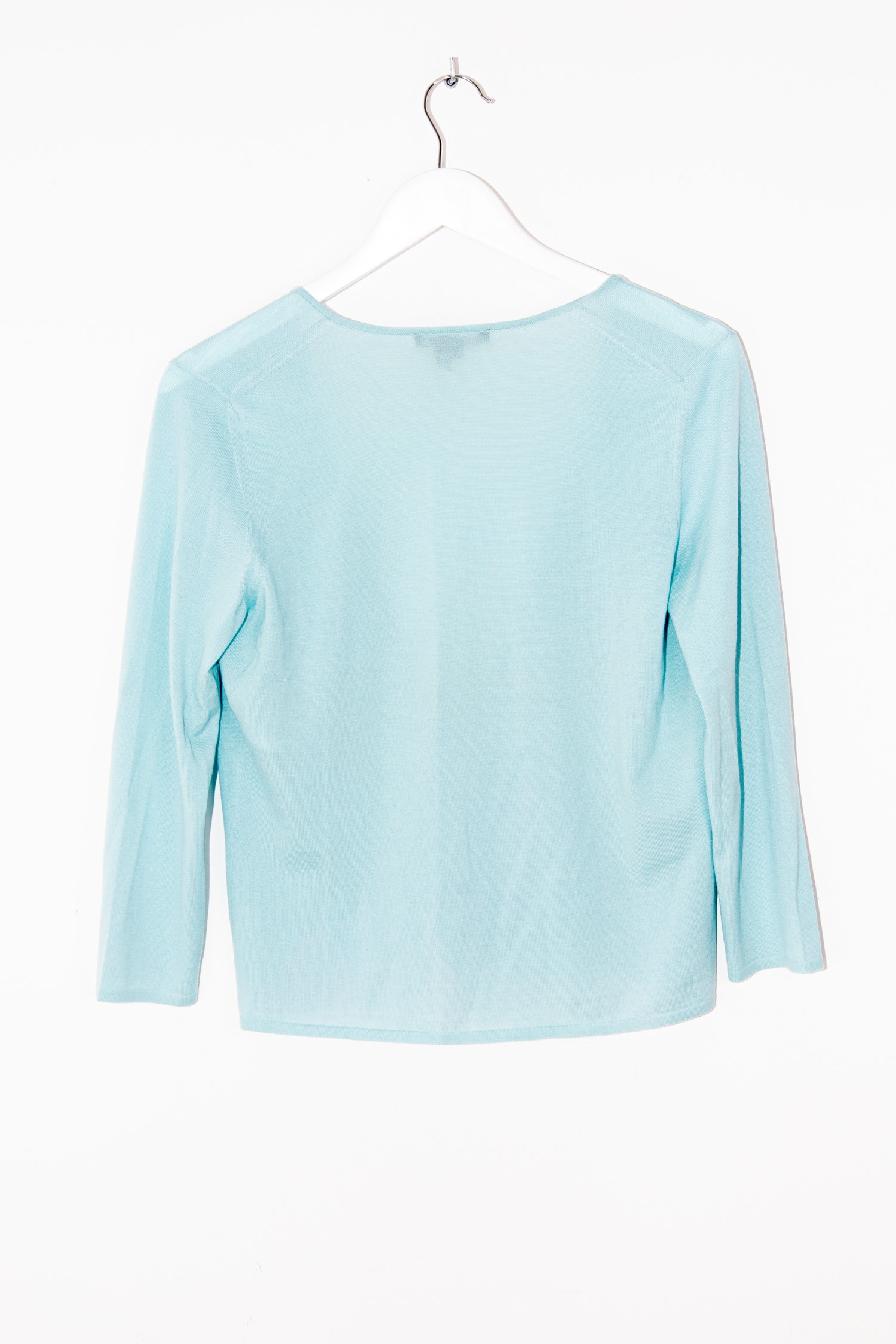 Vintage Gucci Strickset aus Top und Strickjacke in Helltürkis