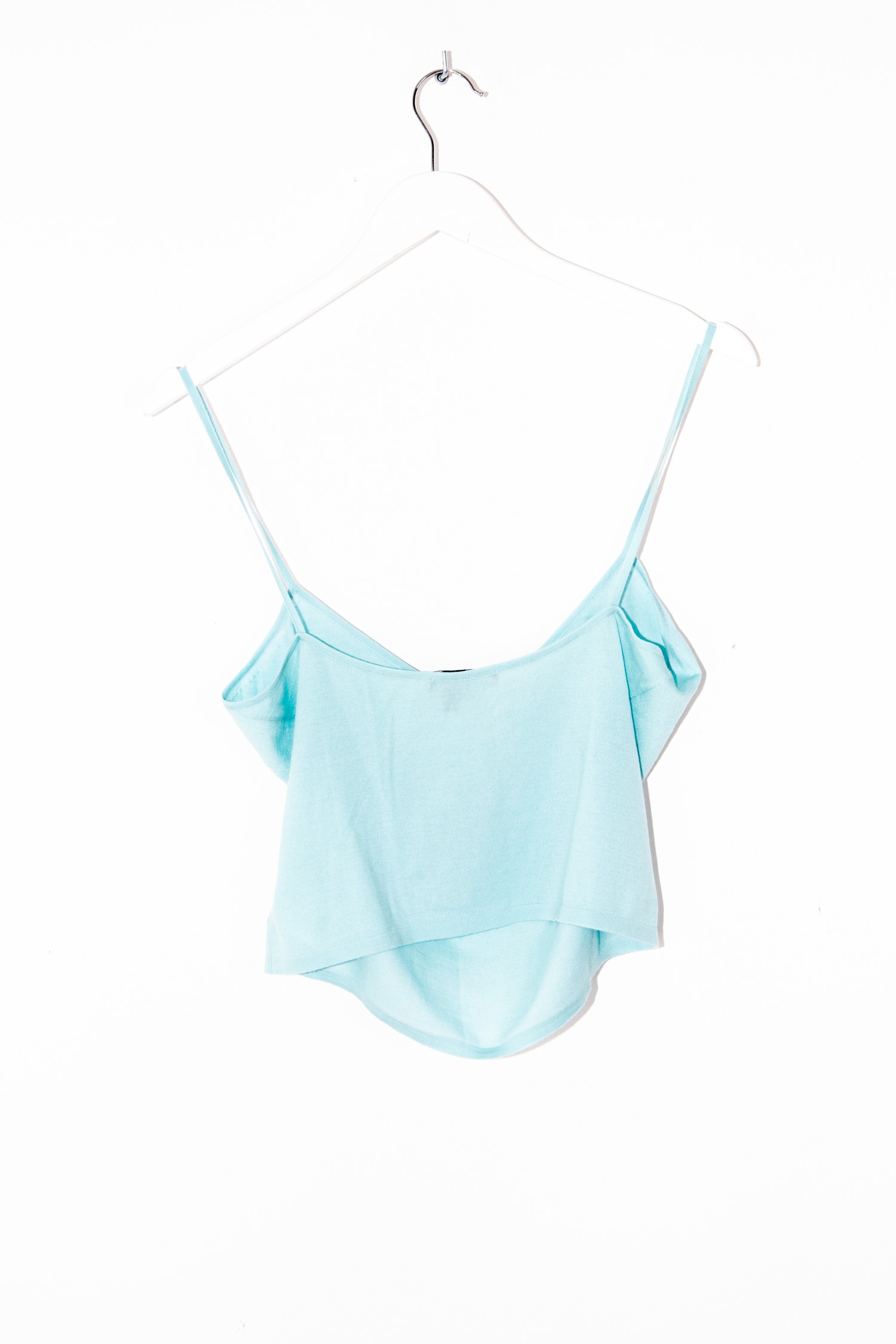 Vintage Gucci Strickset aus Top und Strickjacke in Helltürkis