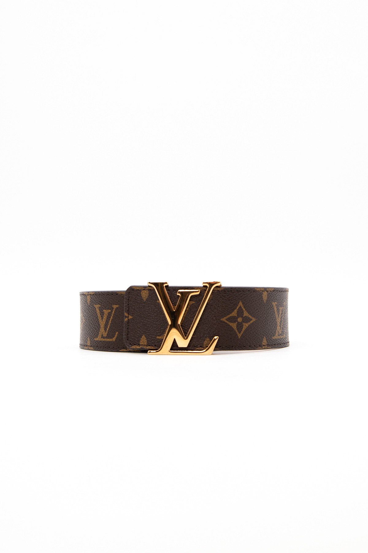 Louis Vuitton Vintage Gürtel in Dunkelbraun und Gold