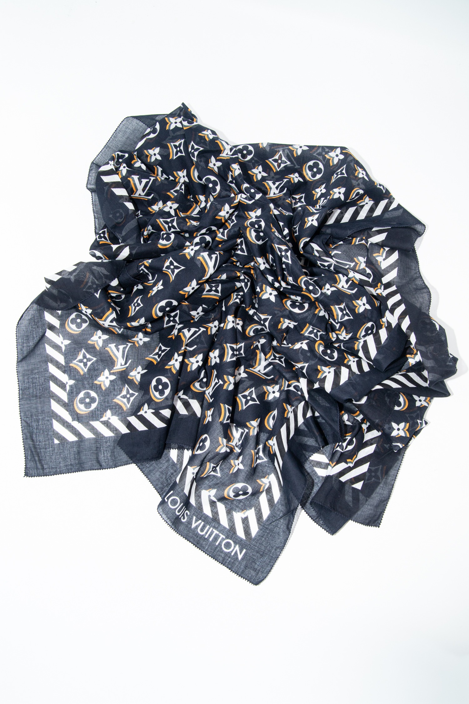 Louis Vuitton "Stephen Sprouse Leopard" Tuch in Camelfarben