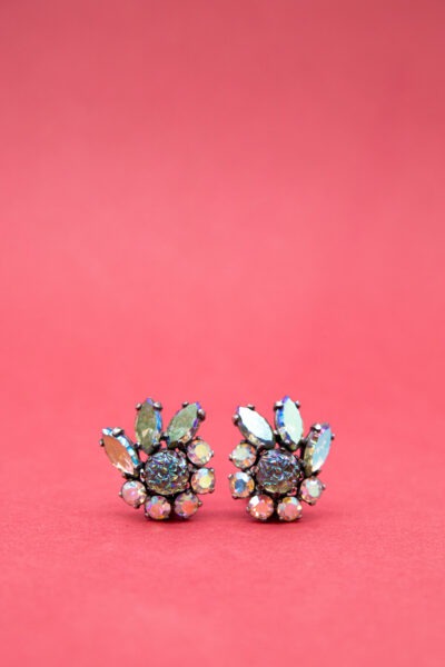 Schiaparelli Ohrclips mit Strass
