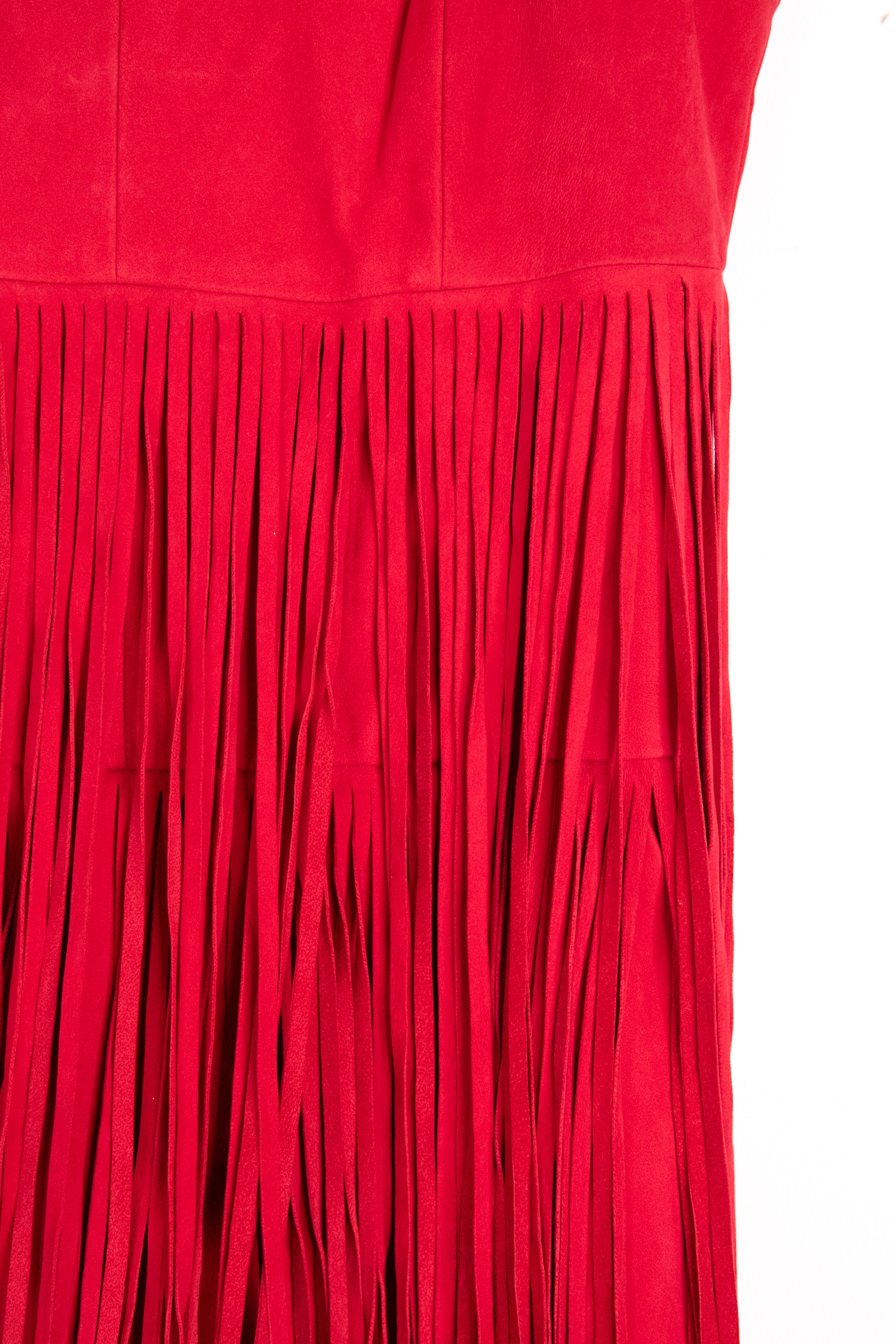 Tamara Mellon Vintage Overall mit Fransen in Rot