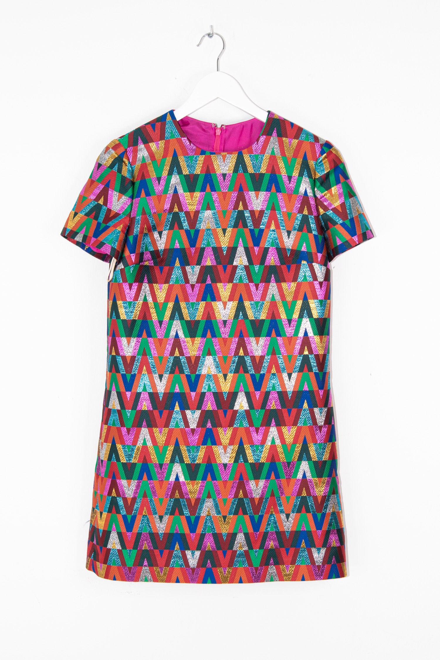 Vintage Valentino Minikleid mit grafischen Muster