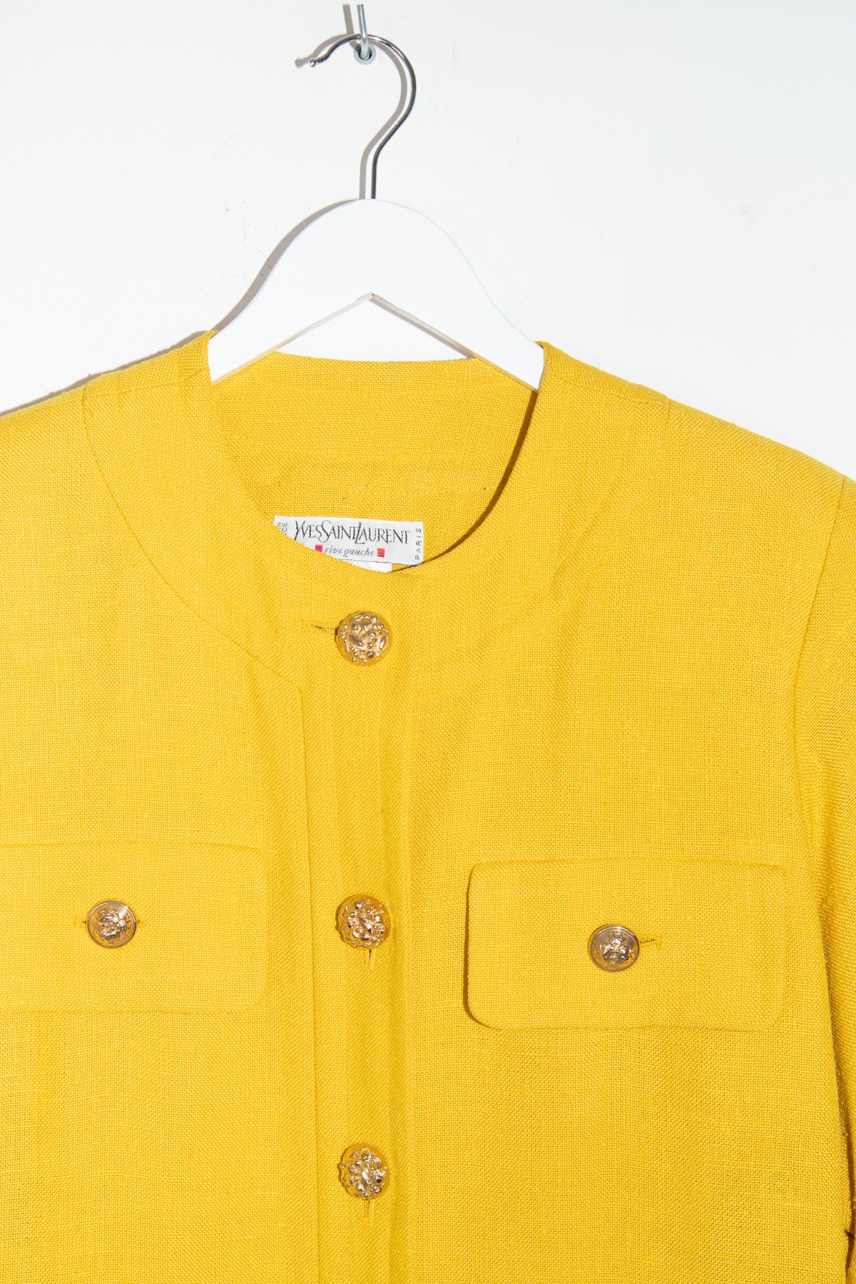 Yves Saint Laurent Vintage Jacke in Senfgelb