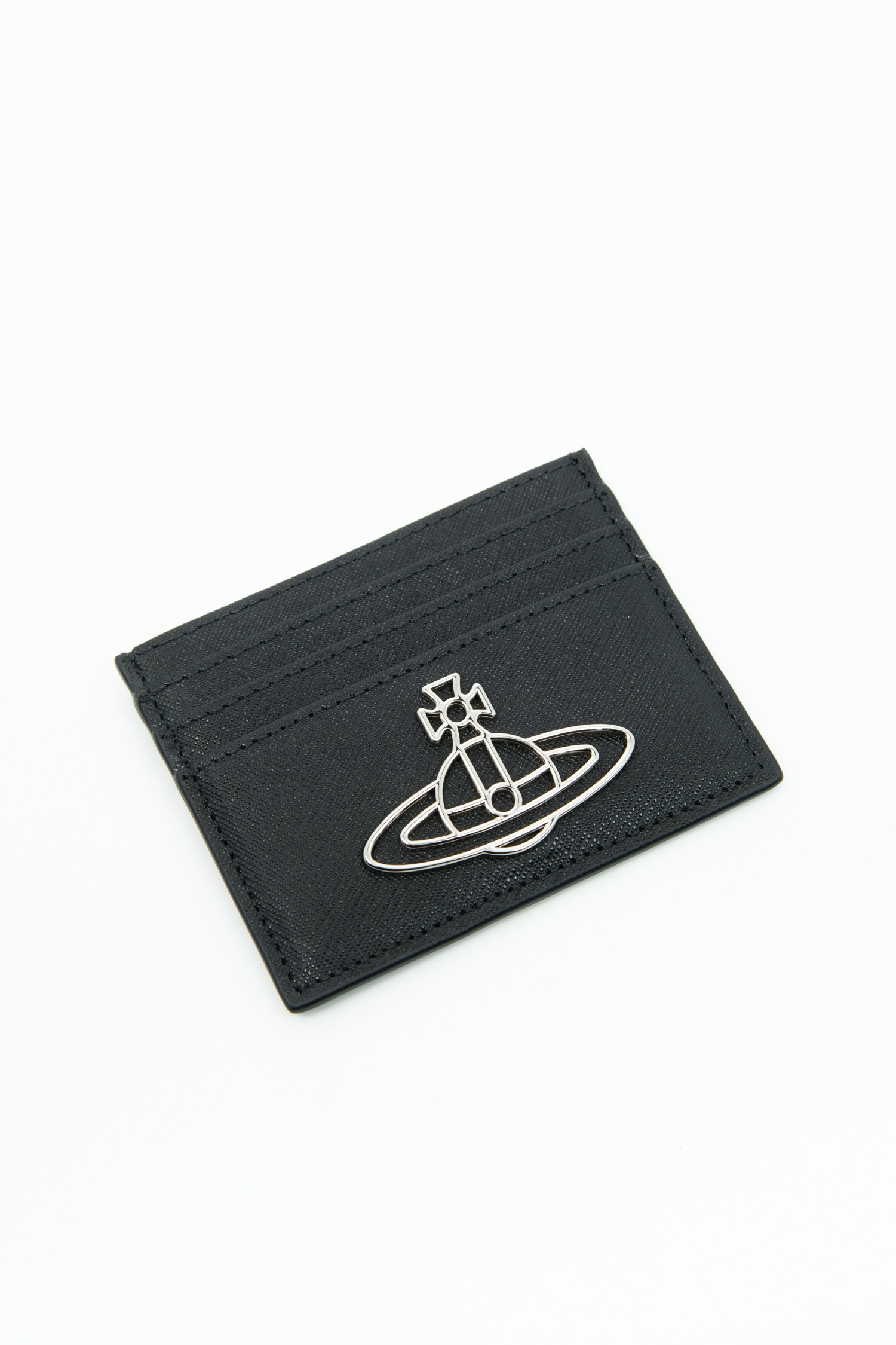Vivienne Westwood Kartenetui in Schwarz und Silber