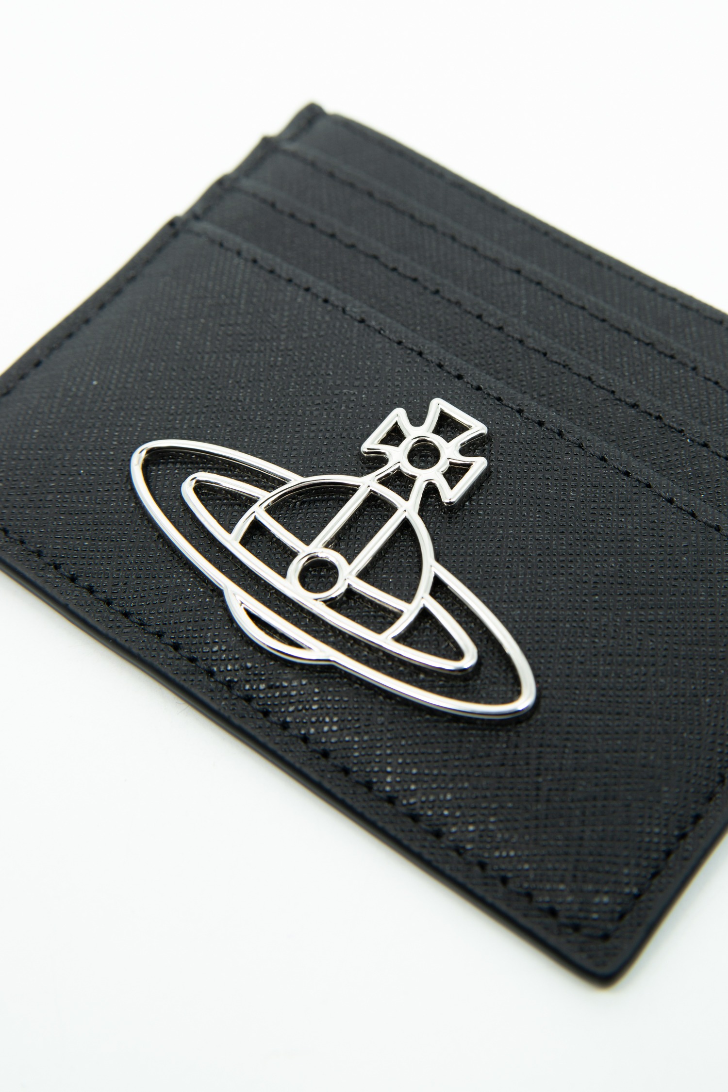 Vivienne Westwood Kartenetui in Schwarz und Silber