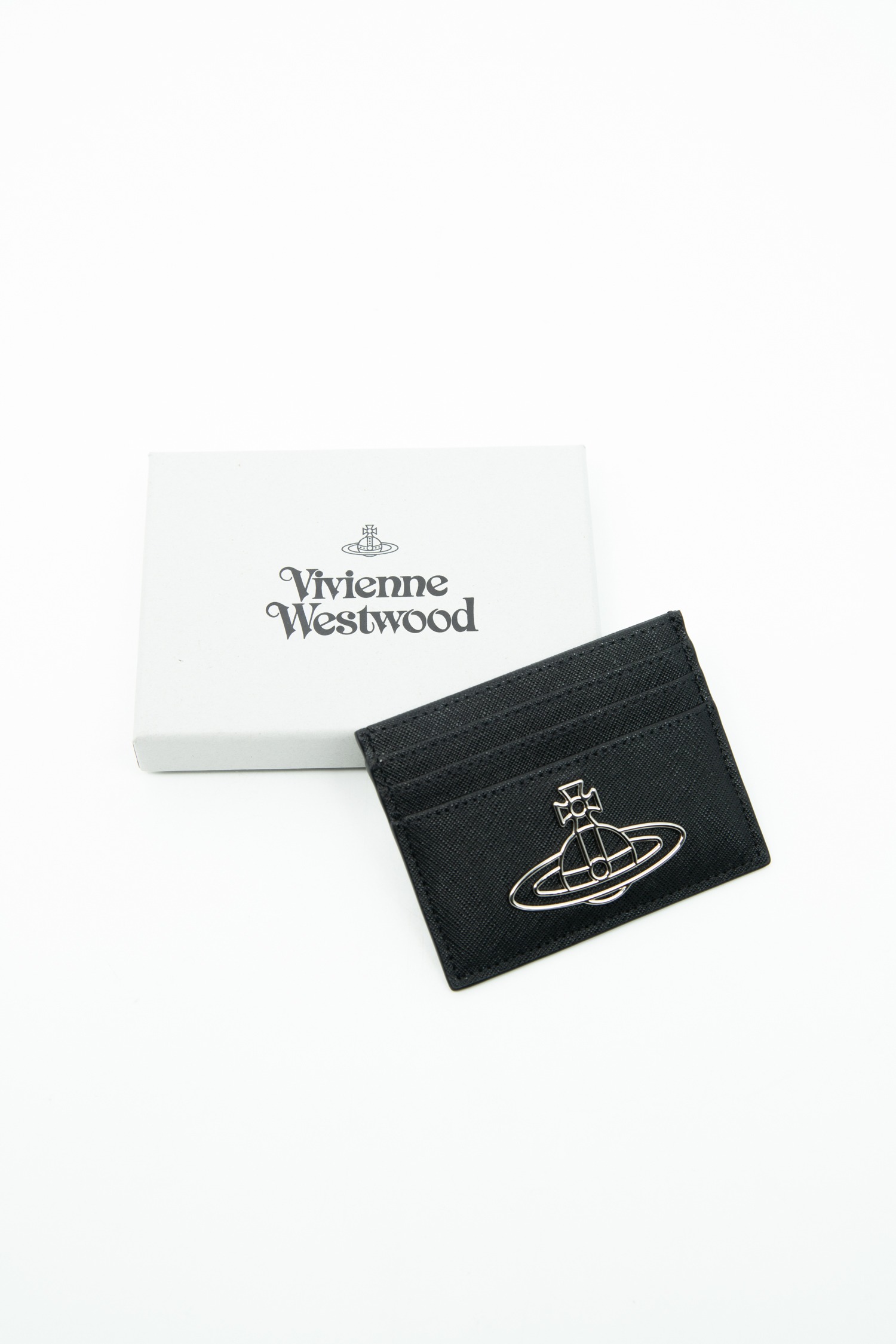 Vivienne Westwood Kartenetui in Schwarz und Silber