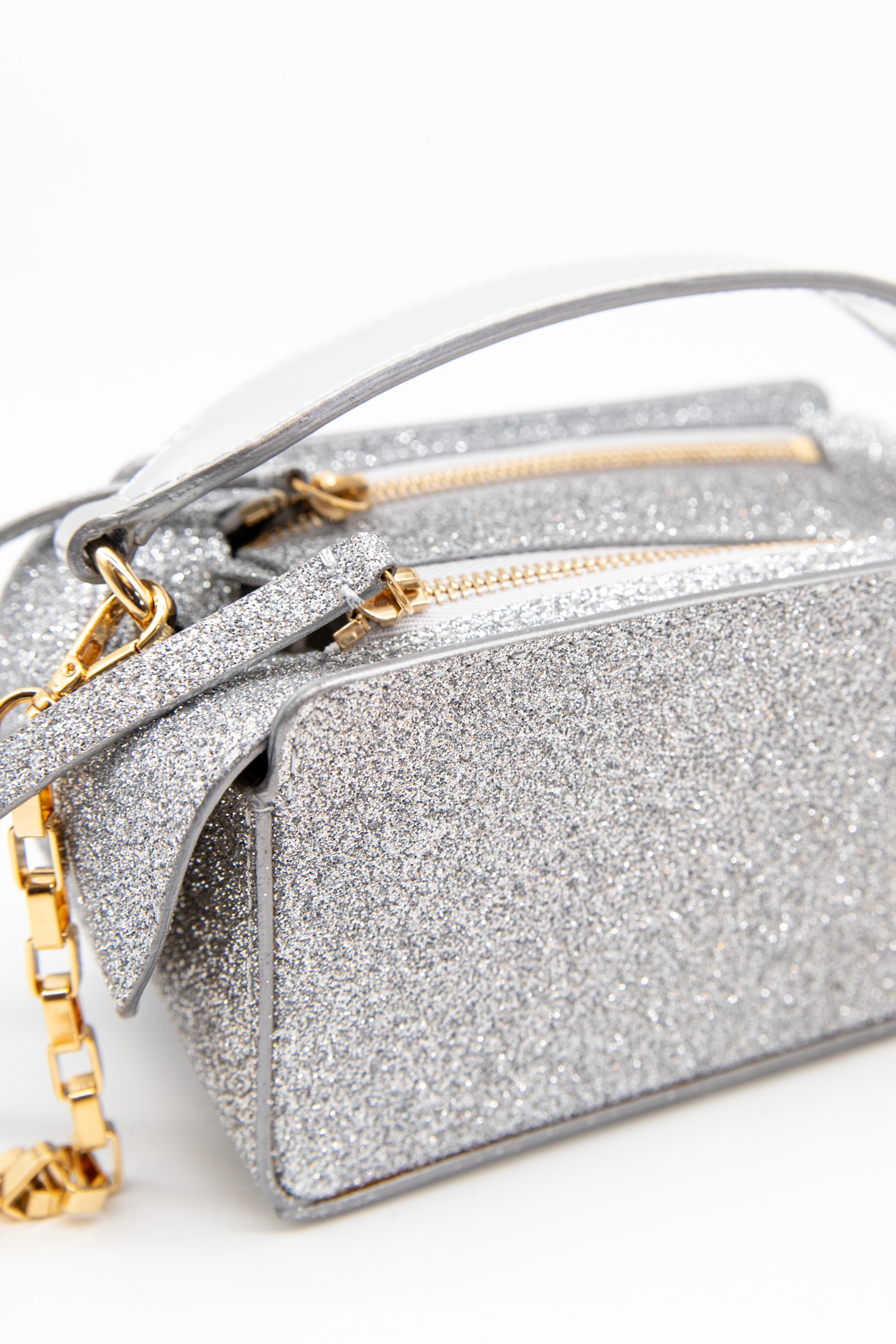 Wandler "Yara Box" Umhängetasche in Silber