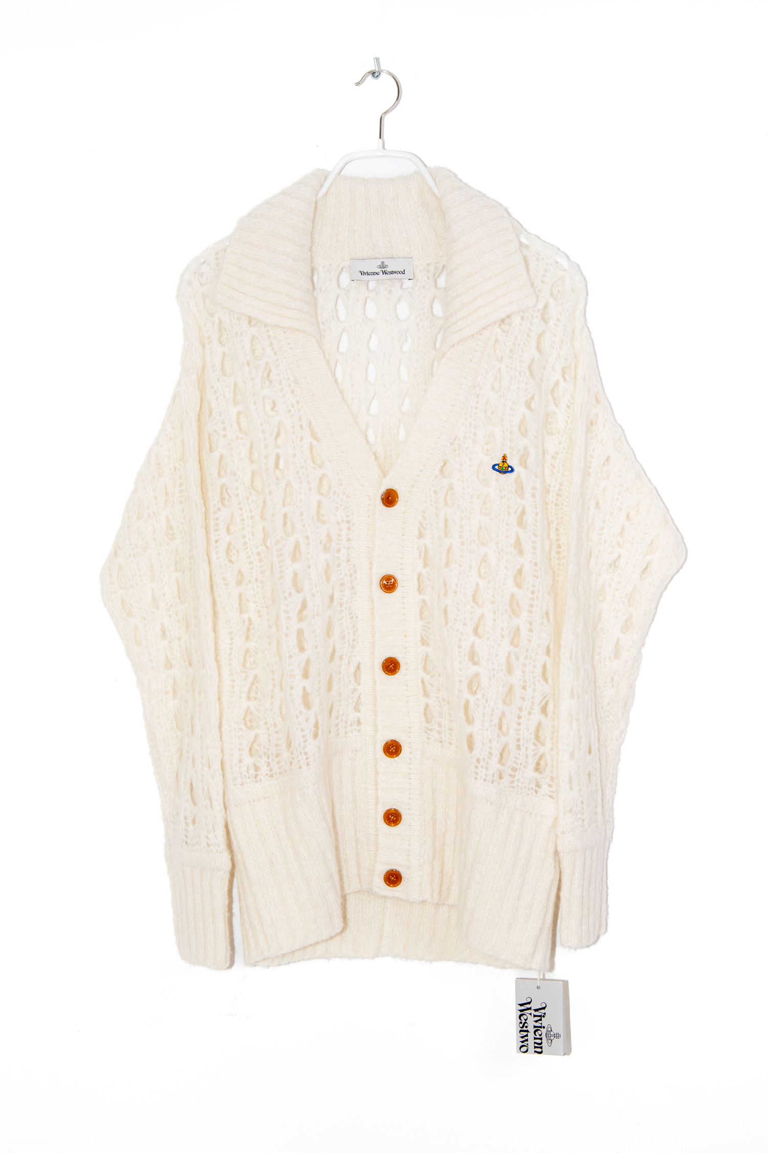 Vivienne Westwood Strickjacke in Cremeweiß