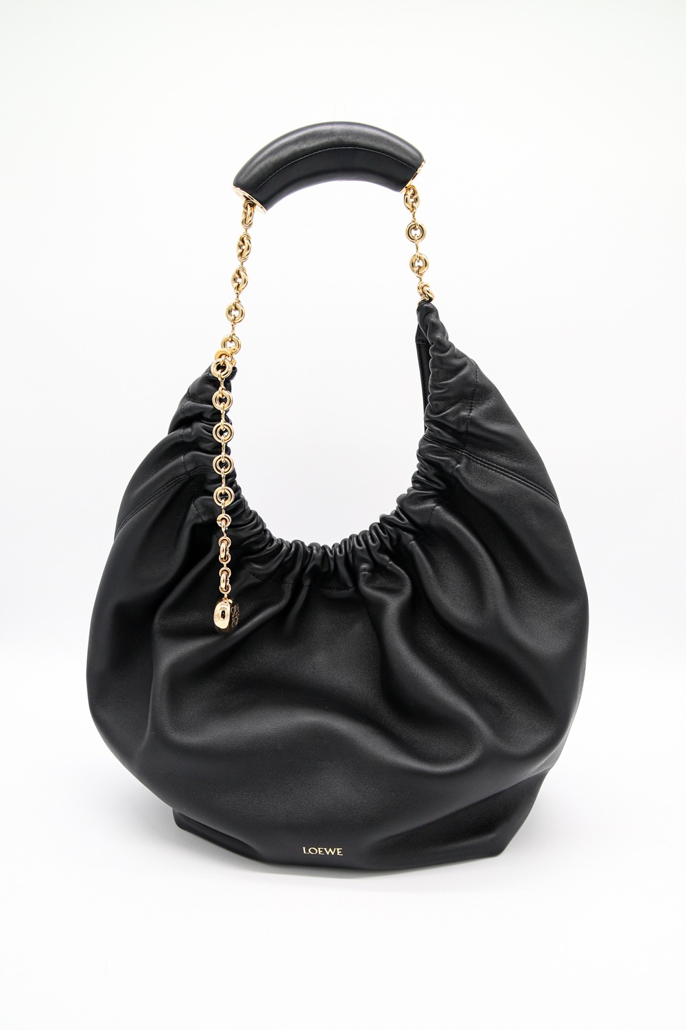 Loewe "Squeeze Medium" Handtasche in Schwarz