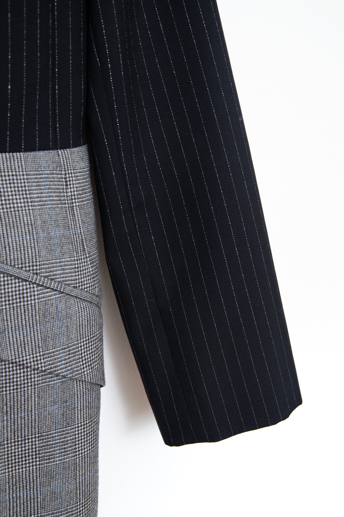 Alexander McQueen Blazer im Deconstructed-Look in Dunkelblau