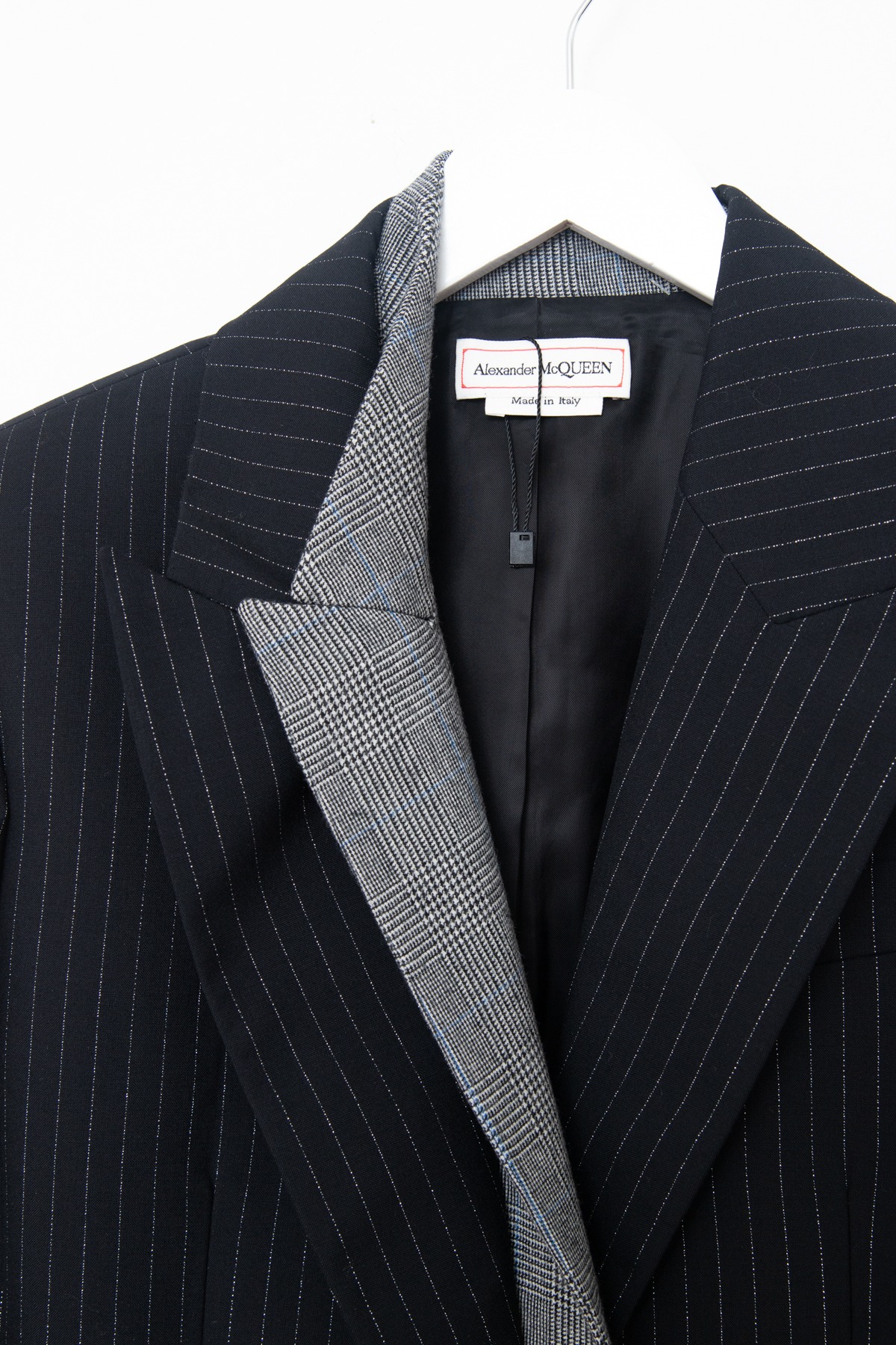 Alexander McQueen Blazer im Deconstructed-Look in Dunkelblau