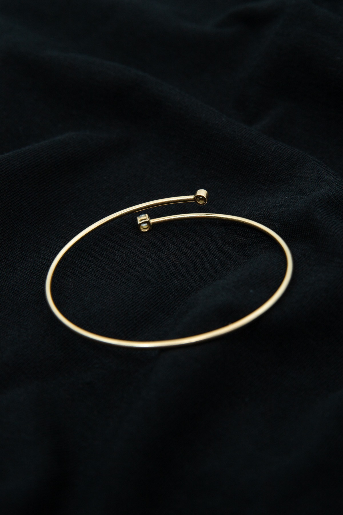 Argentum Collection Flexibler Armreif 750 Gold mit Brillanten